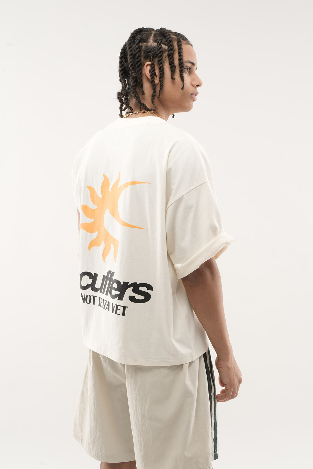 Not Ibiza Again Ecru T-Shirt