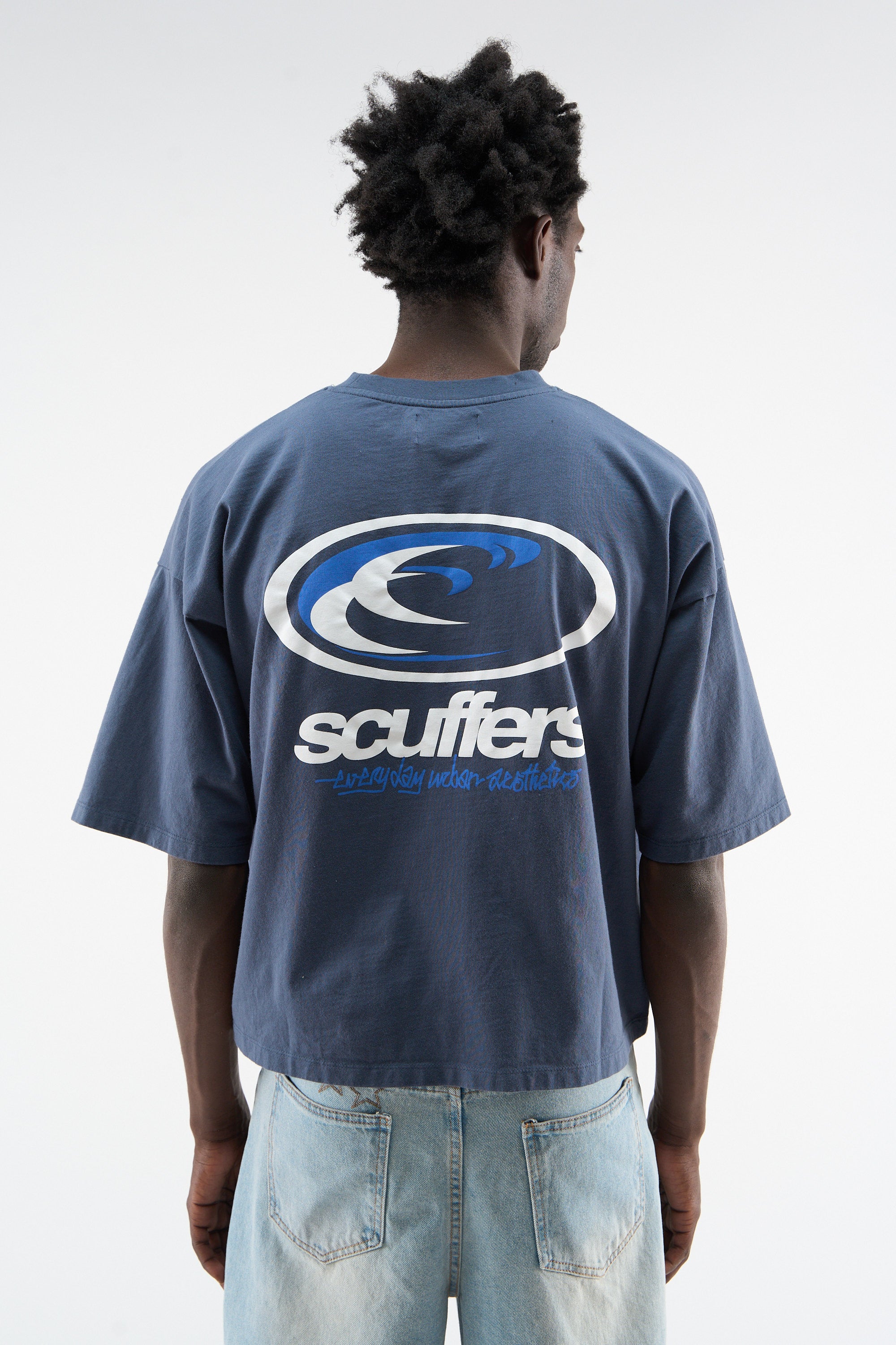 Marea Navy T-Shirt – Scuffers