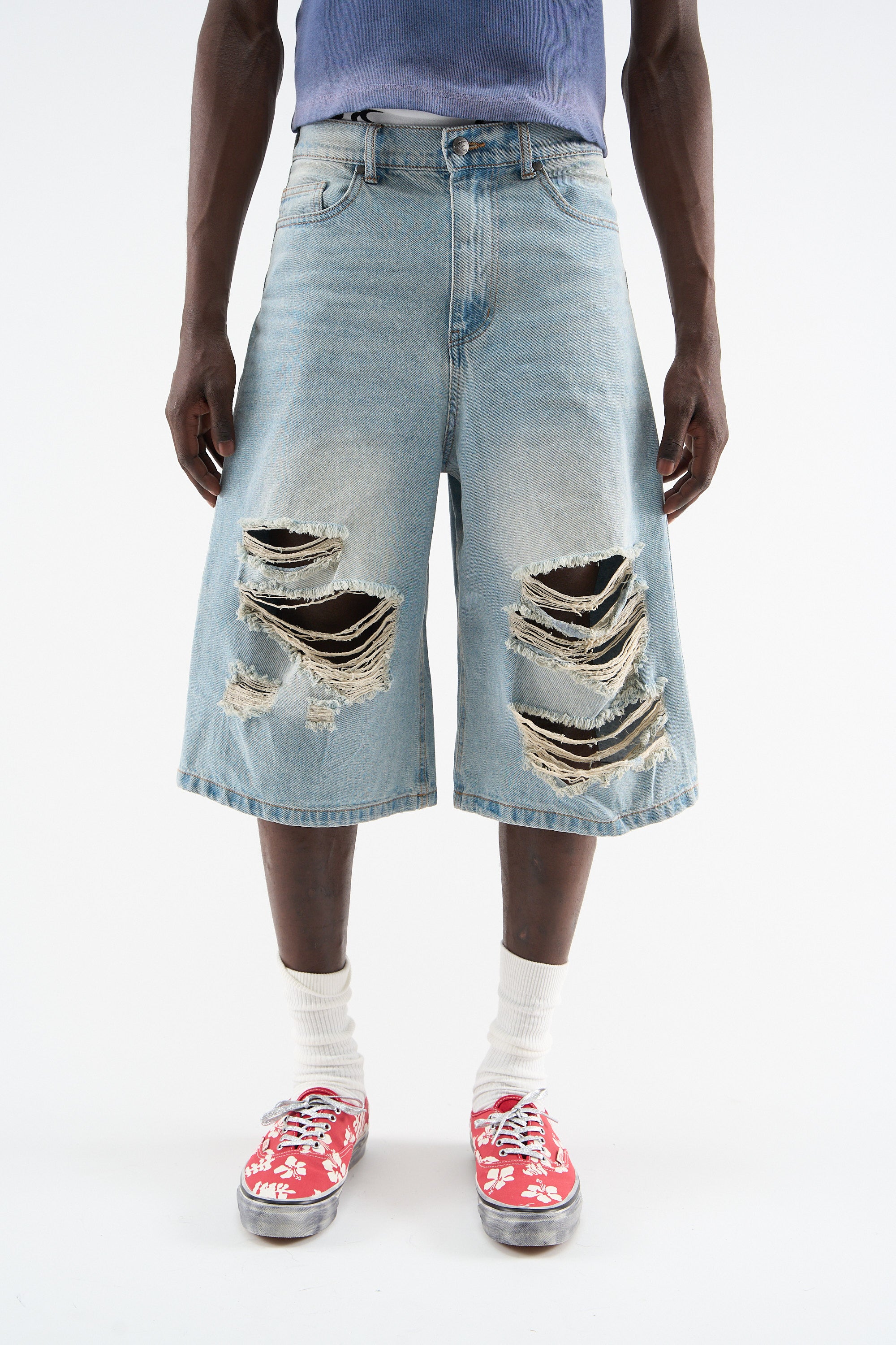 SS26 Jumbo Light Blue Jorts – Scuffers