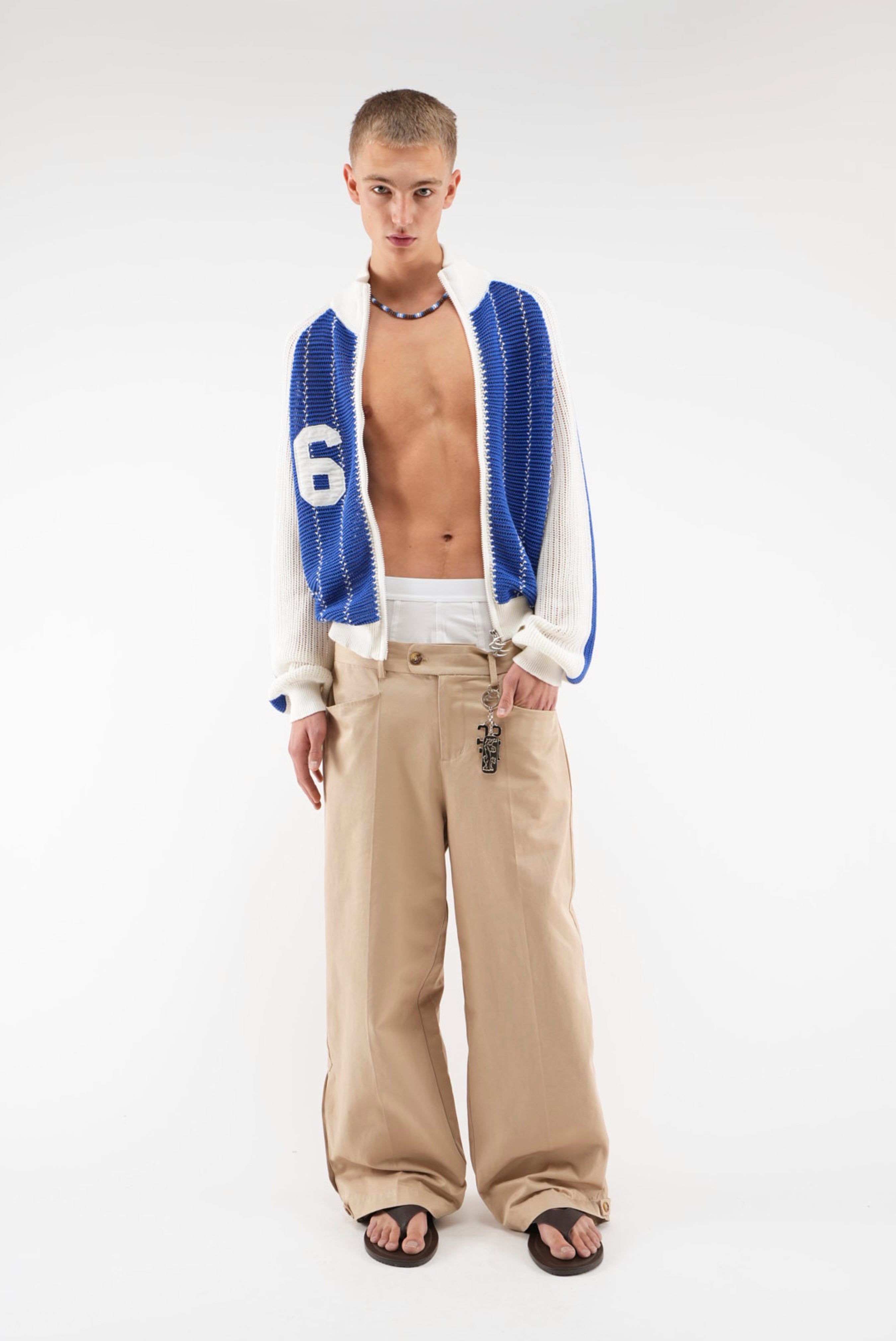 Beacon Navy Knit Zipper – Scuffers