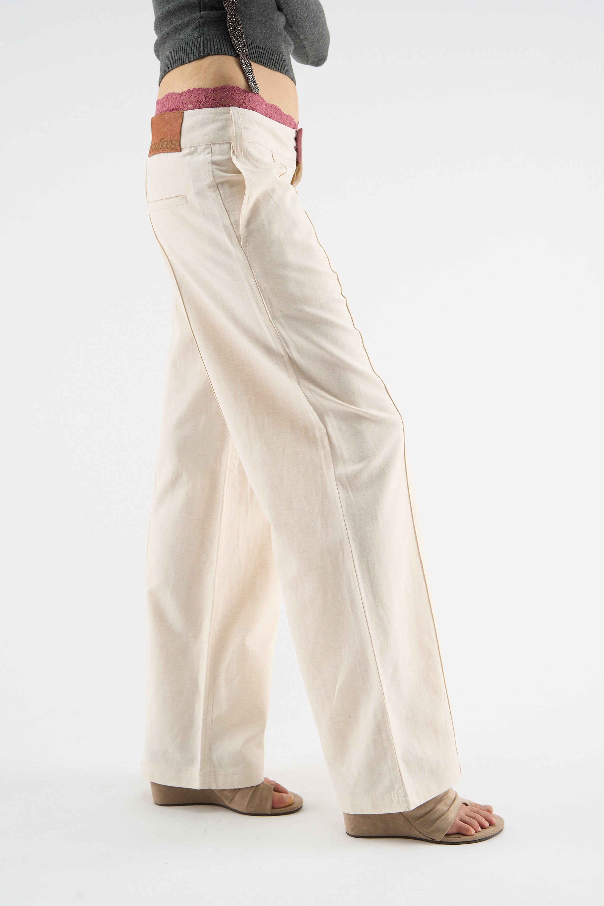 Summer Tailoring White Pants