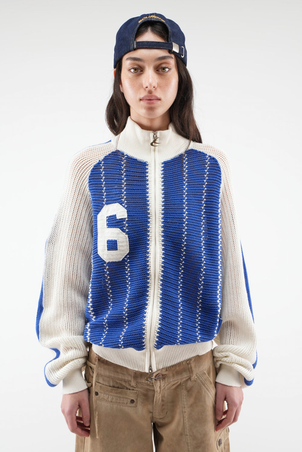 Beacon Navy Knit Zipper