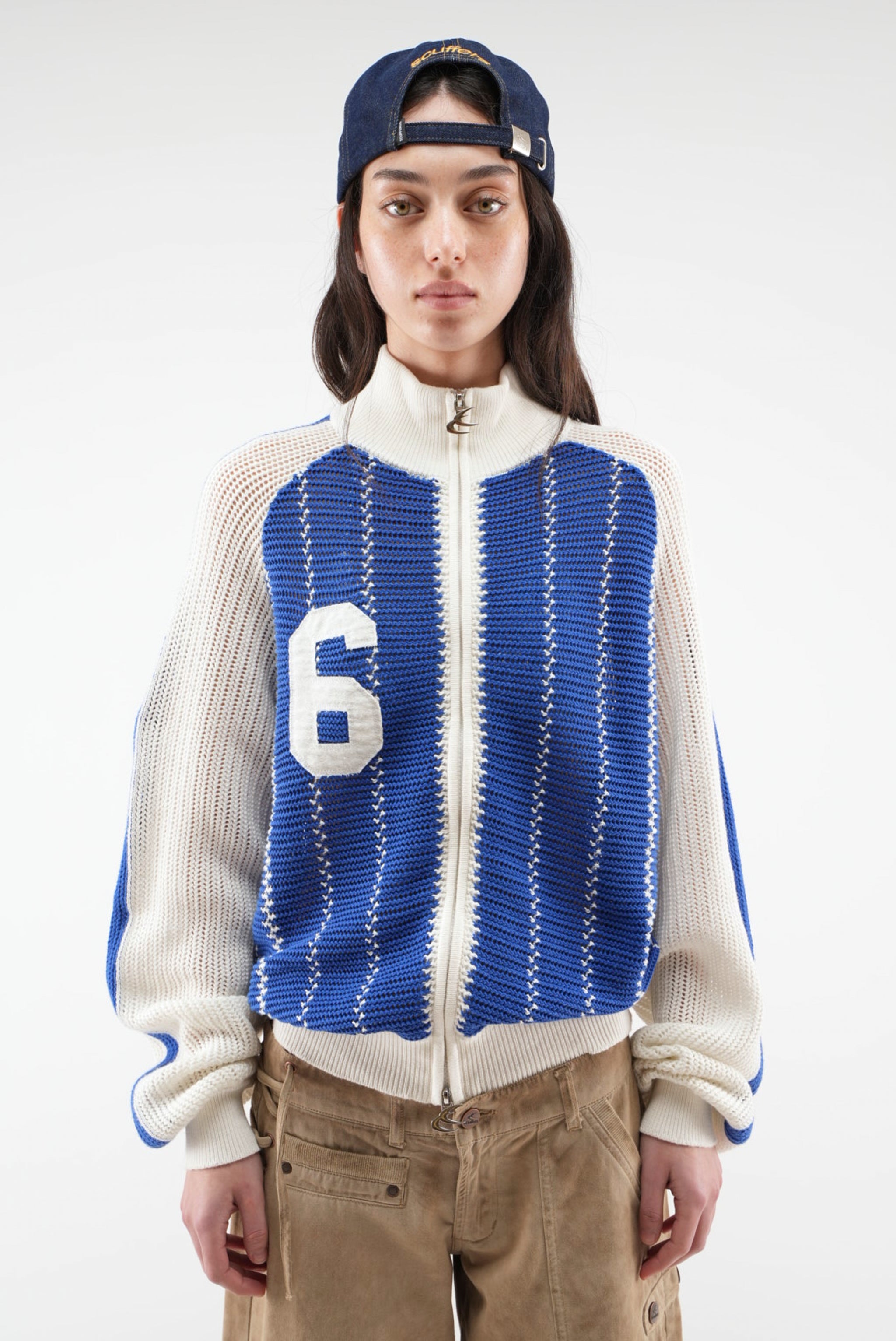 Beacon Navy Knit Zipper