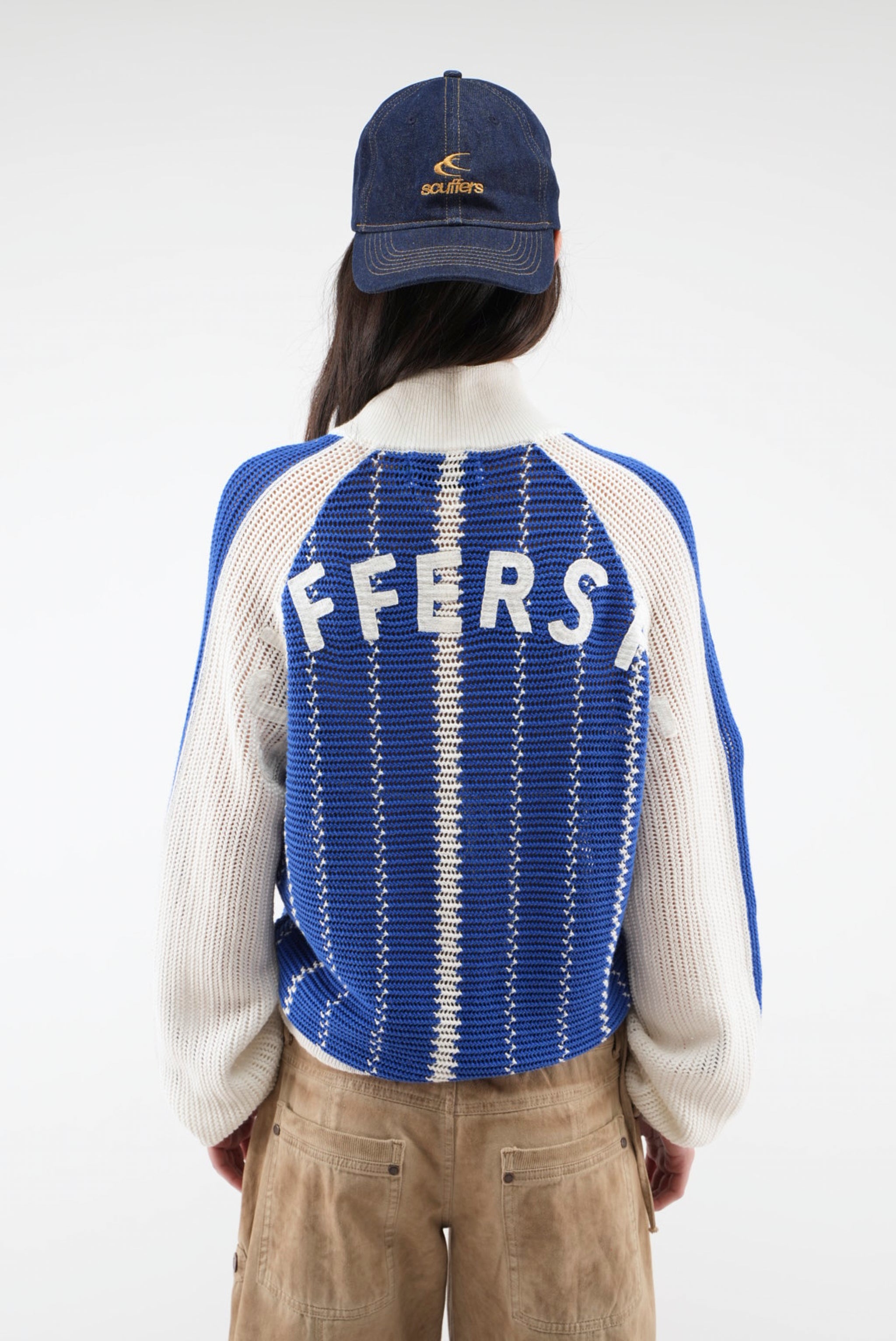 Beacon Navy Knit Zipper