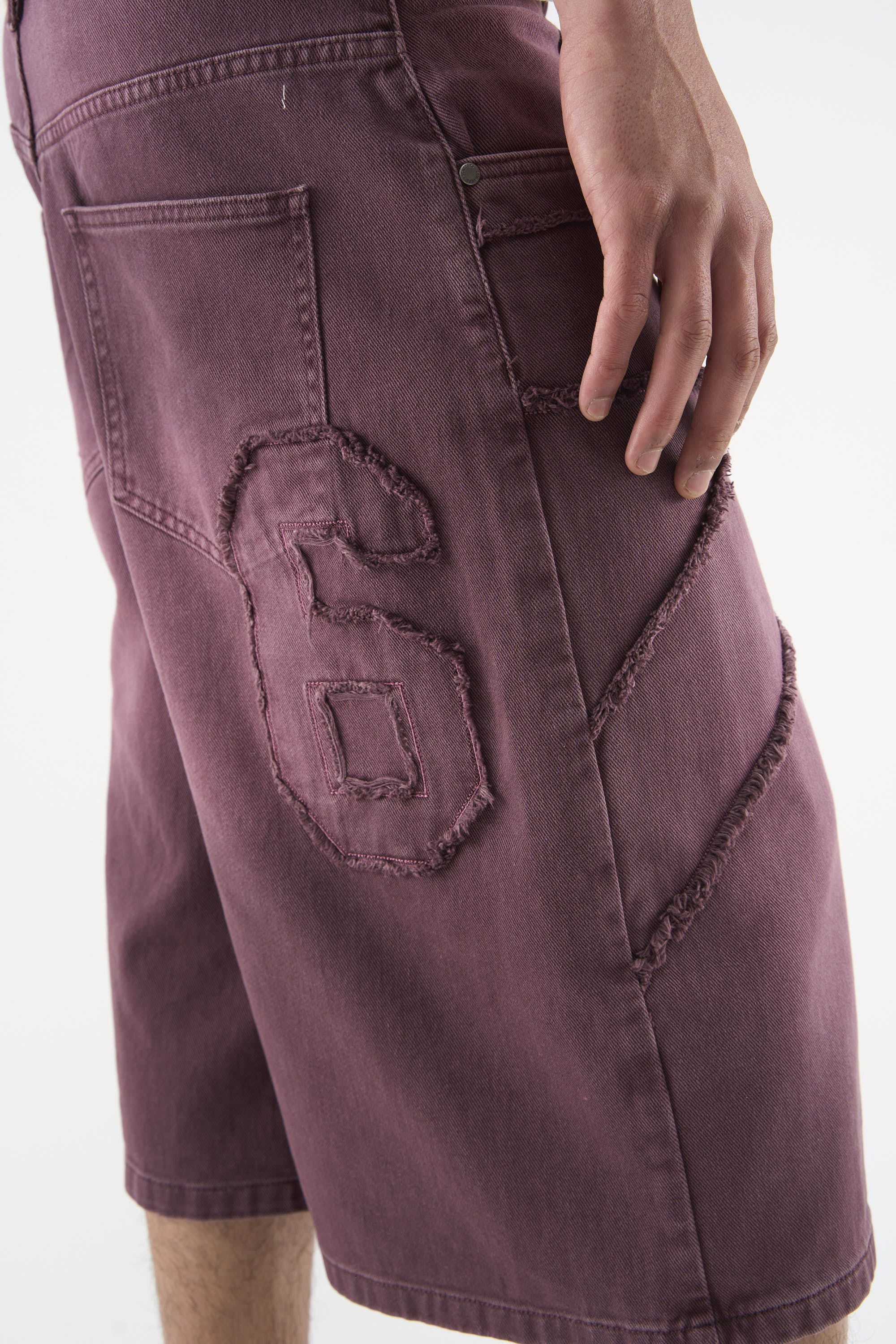 OPS Burgundy Jorts – Scuffers