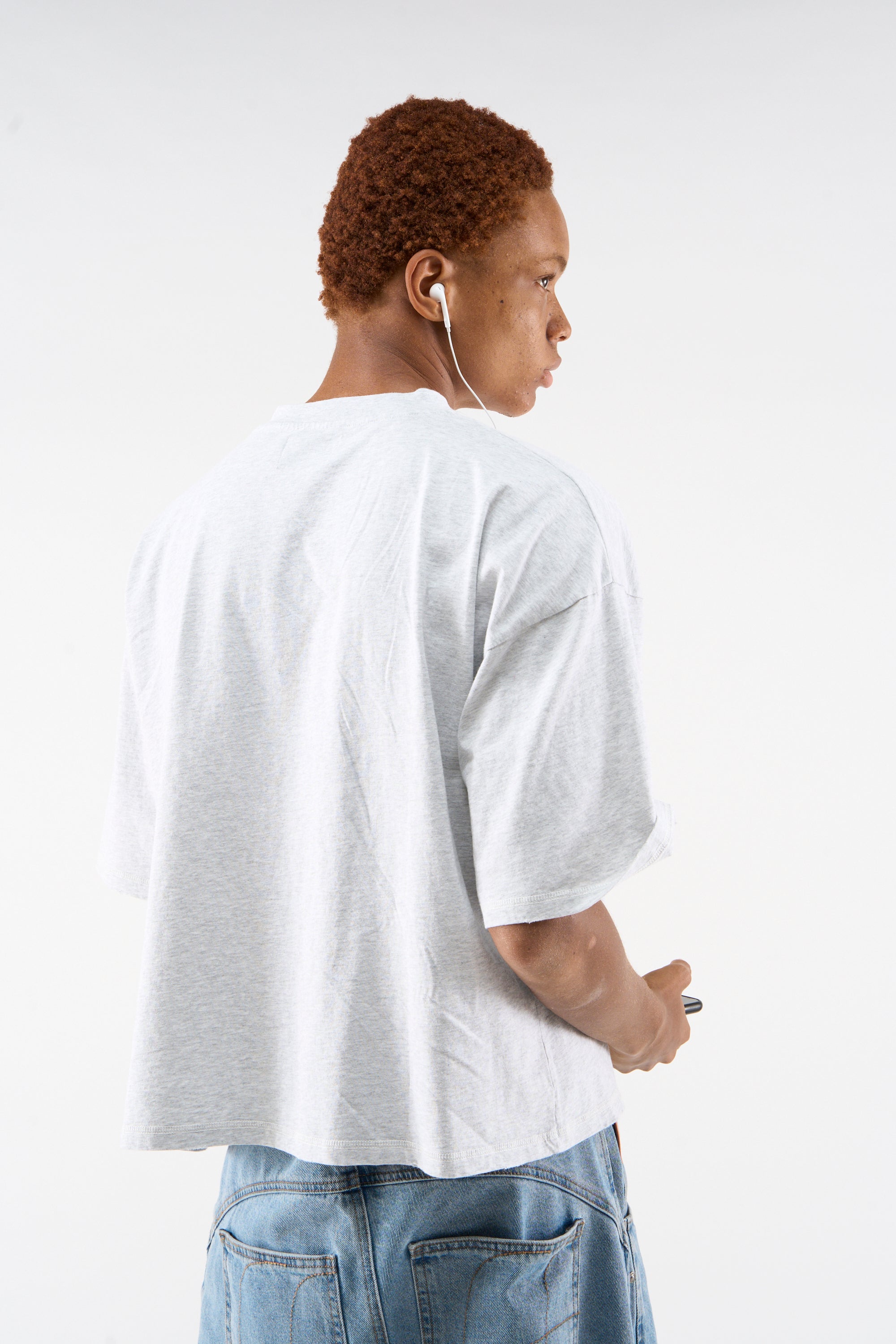 Nobrand Light Grey Melange T-Shirt