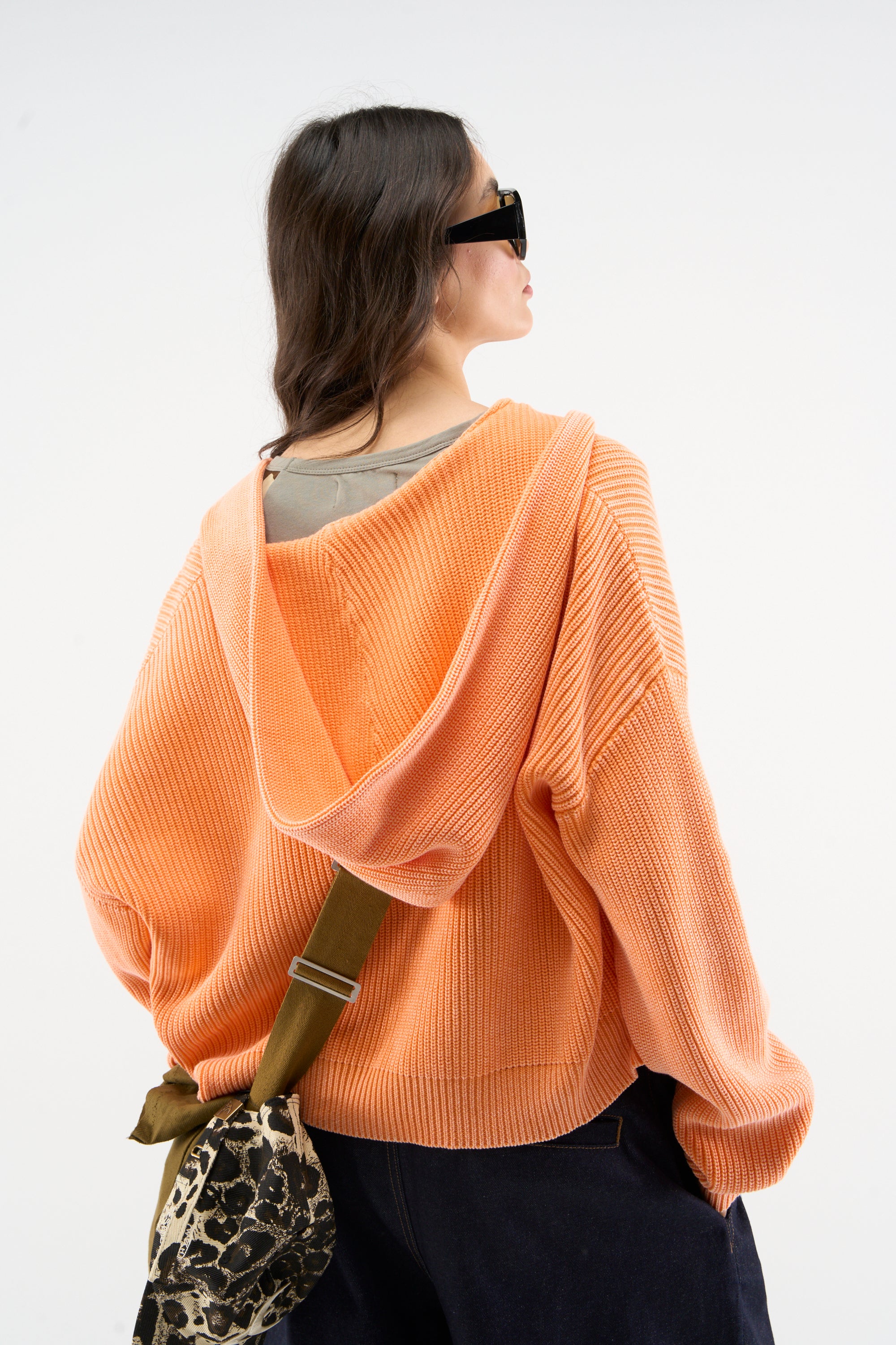 Mayor Orange Knit Zipper