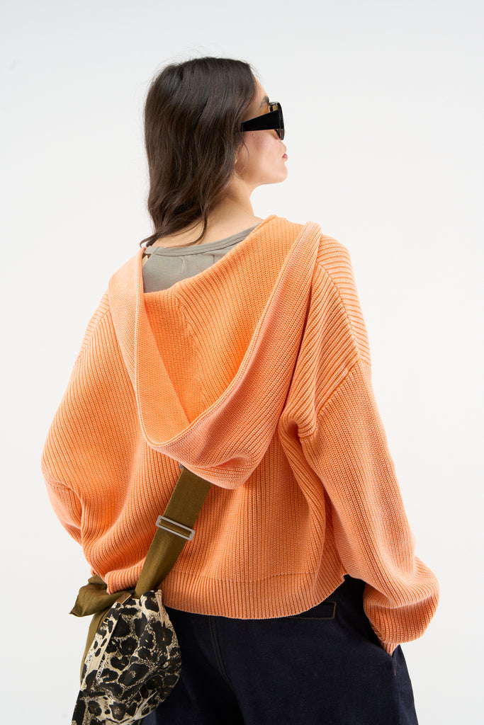 Mayor Orange Knit Zipper