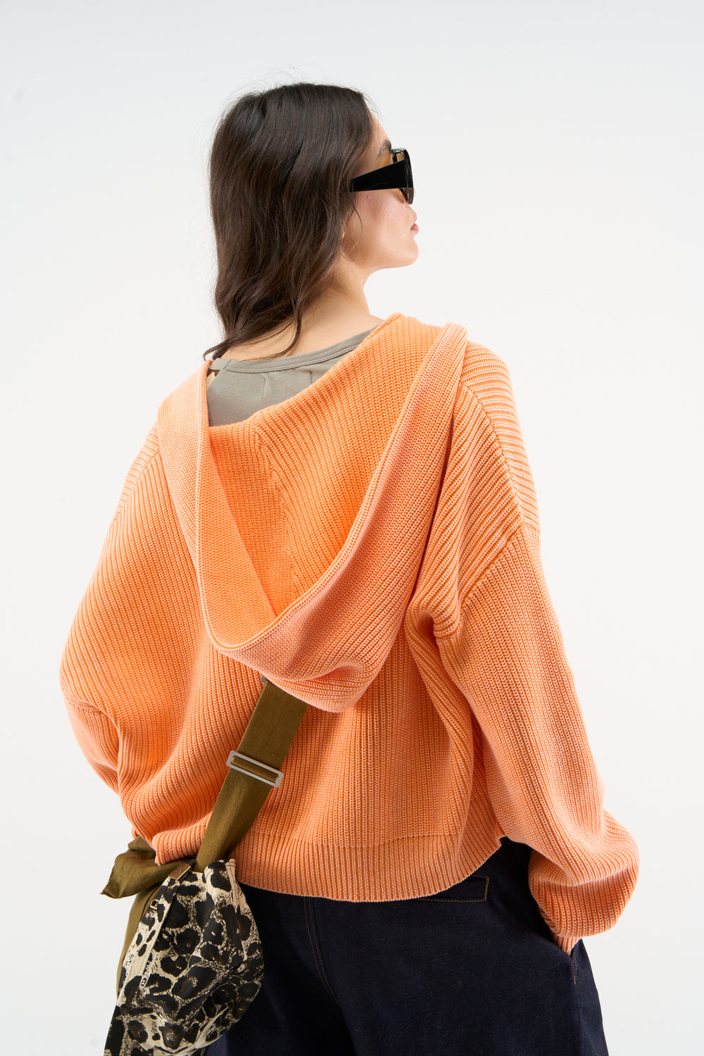Mayor Orange Knit Zipper