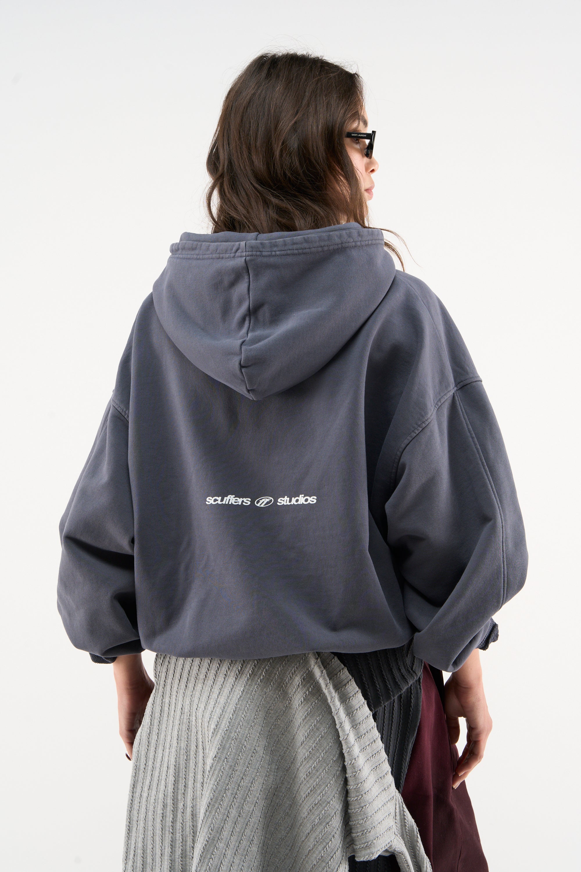 Iconic Blue Hoodie - Oversized Hoodie | Scuffers