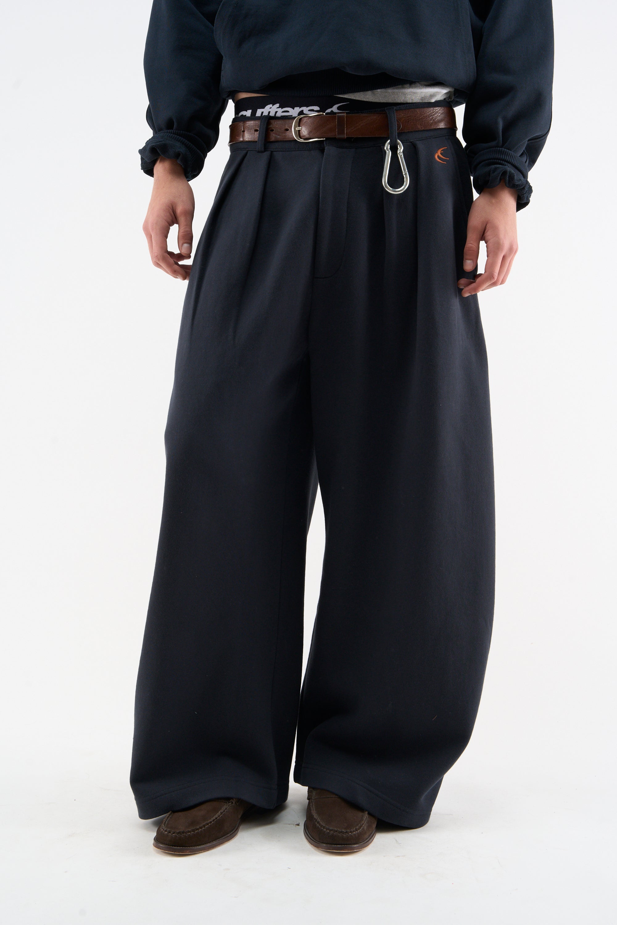 Shell Navy Blue Sweatpants