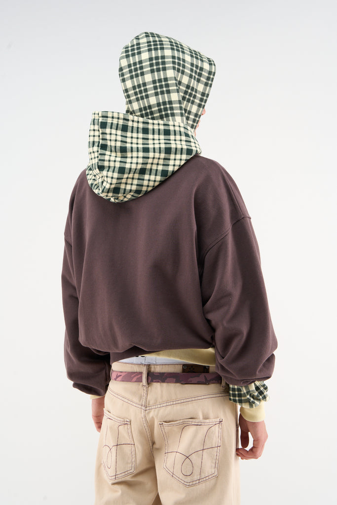 New Mask Brown  Zipper