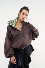 New Mask Brown  Zipper