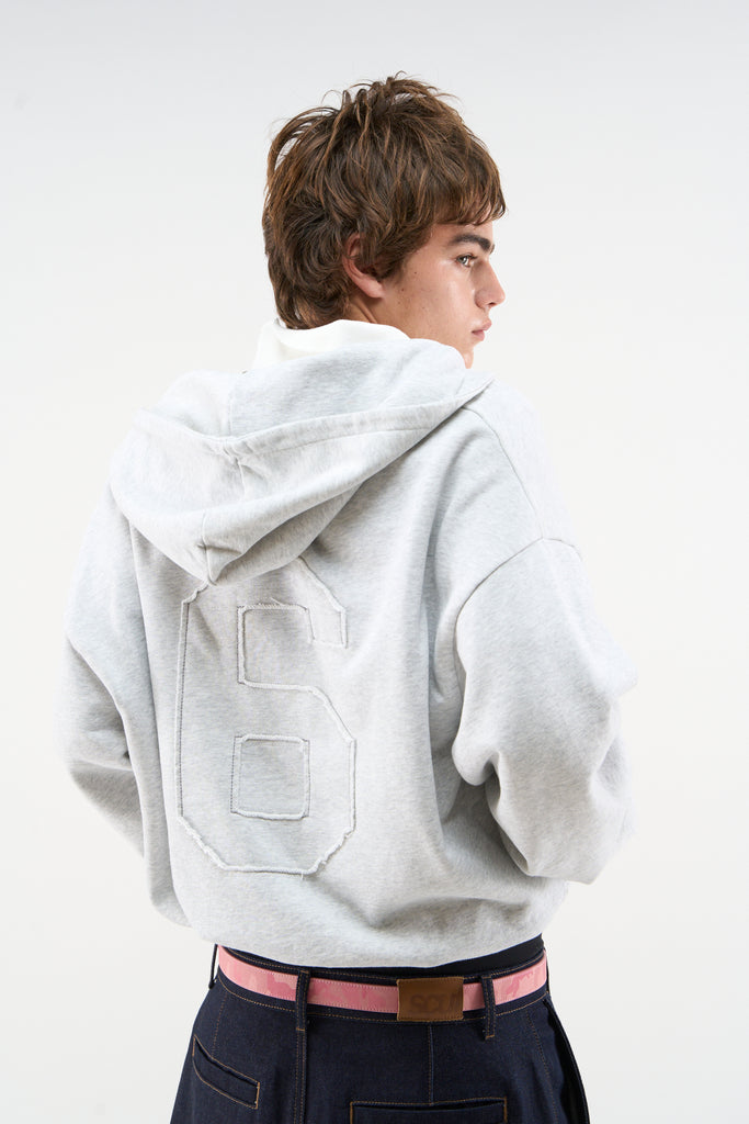 Jam Grey Melange Zipper