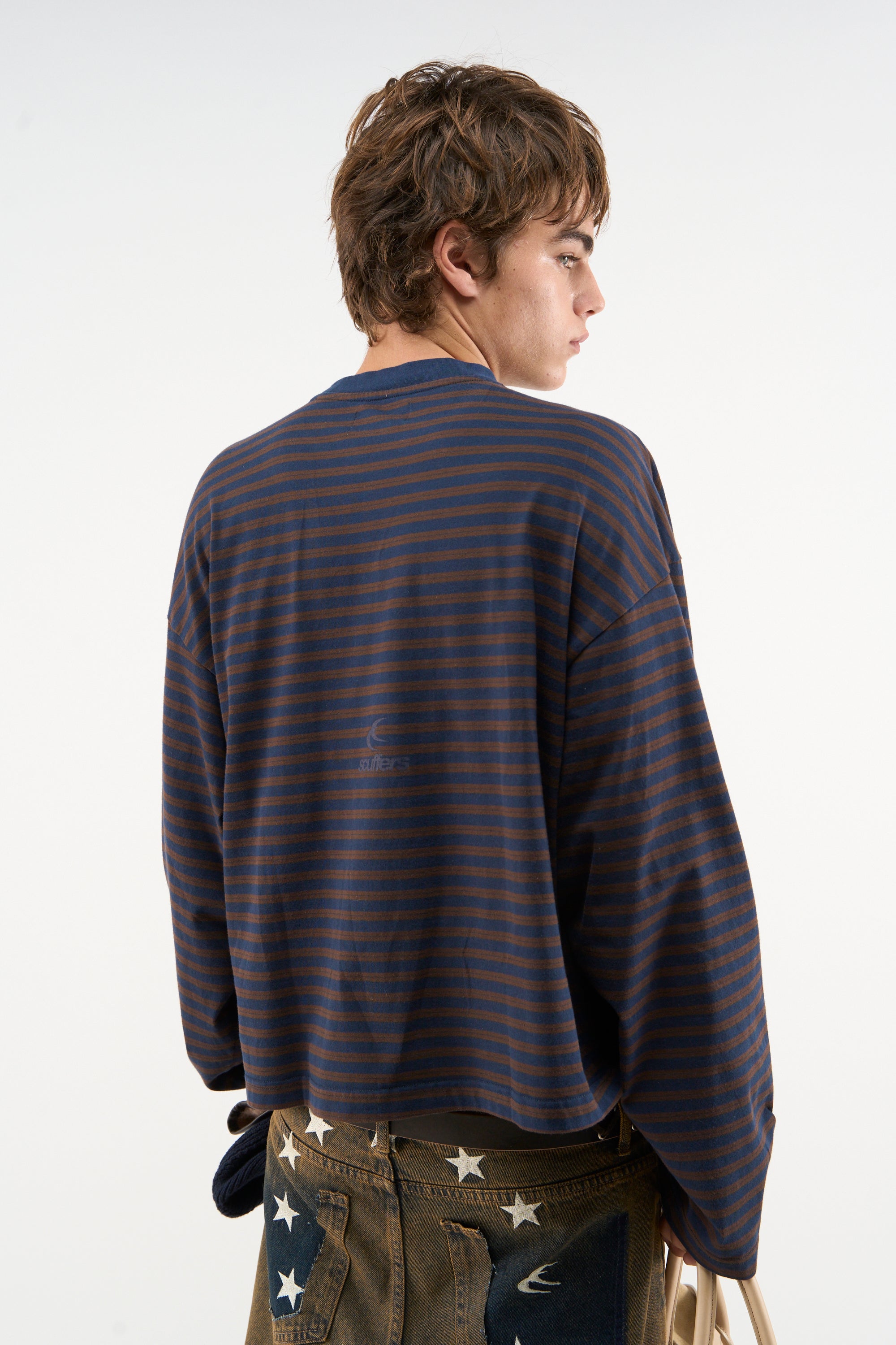 Raw Striped Brown Longsleeve