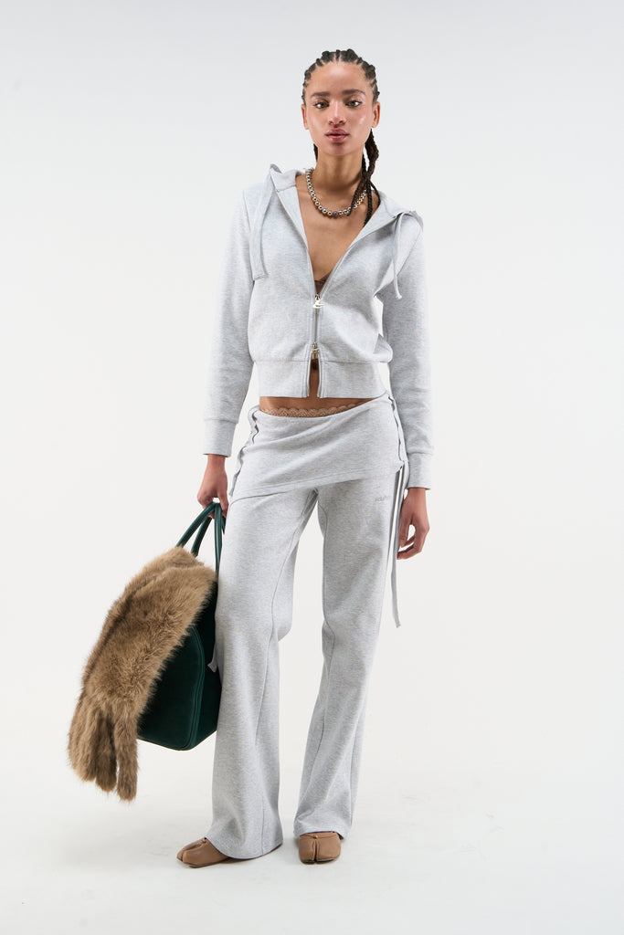 Cozy Grey Melange Pants