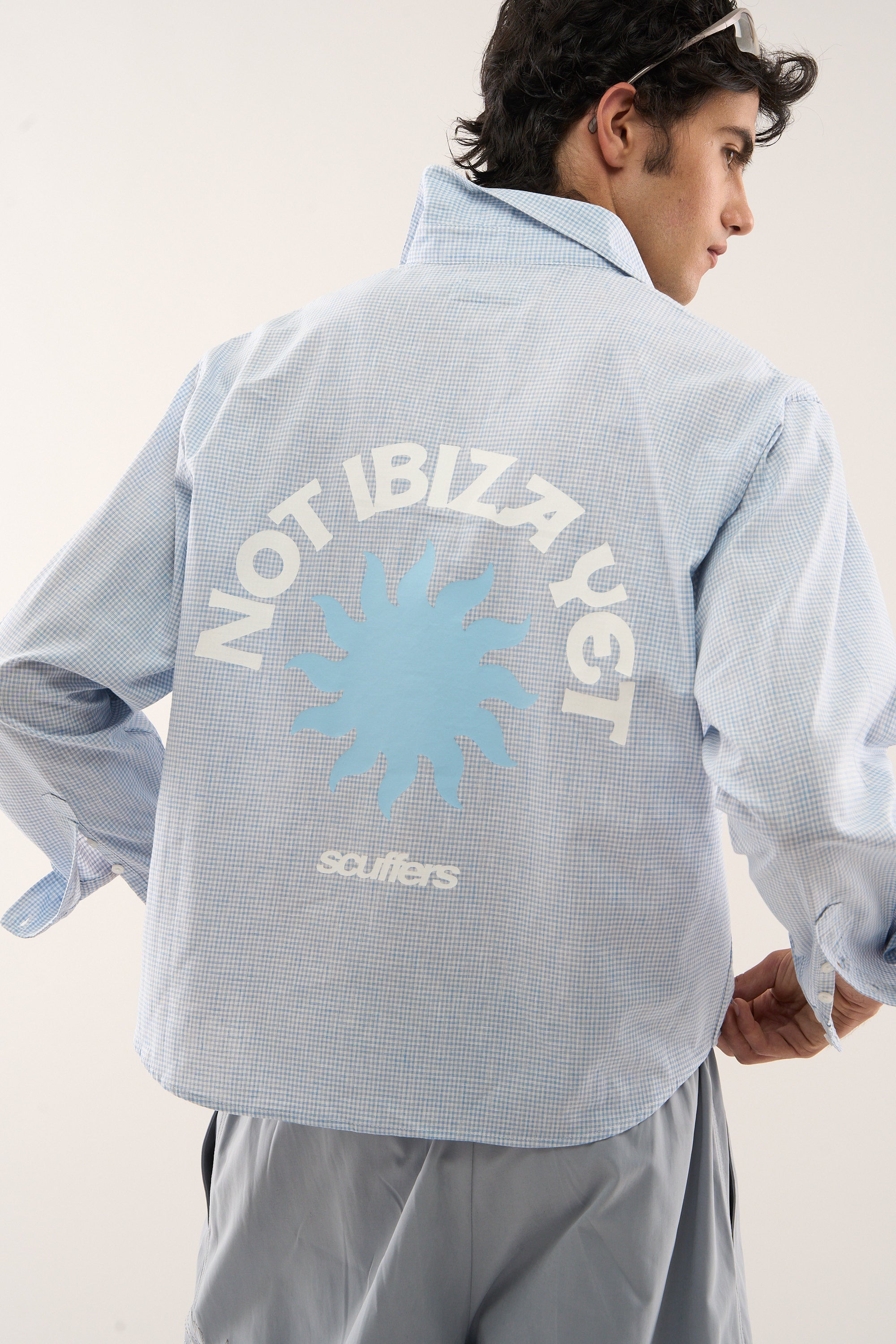 Twin Checkered Blue Shirt