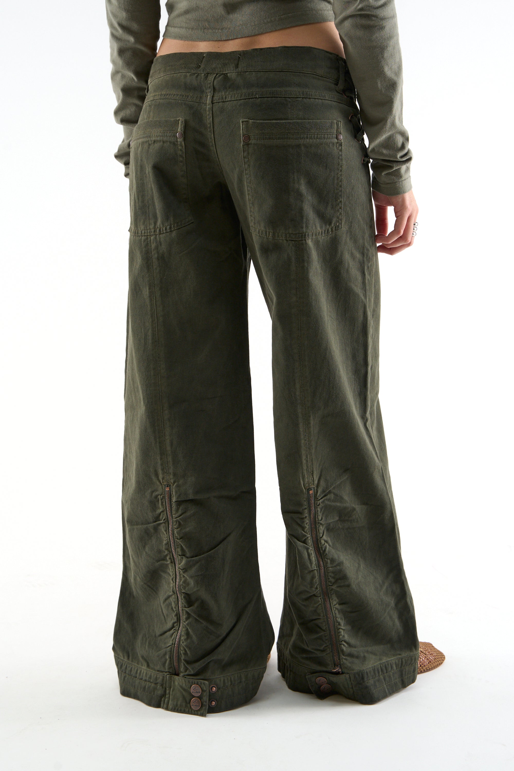 City Dusty Green Pants