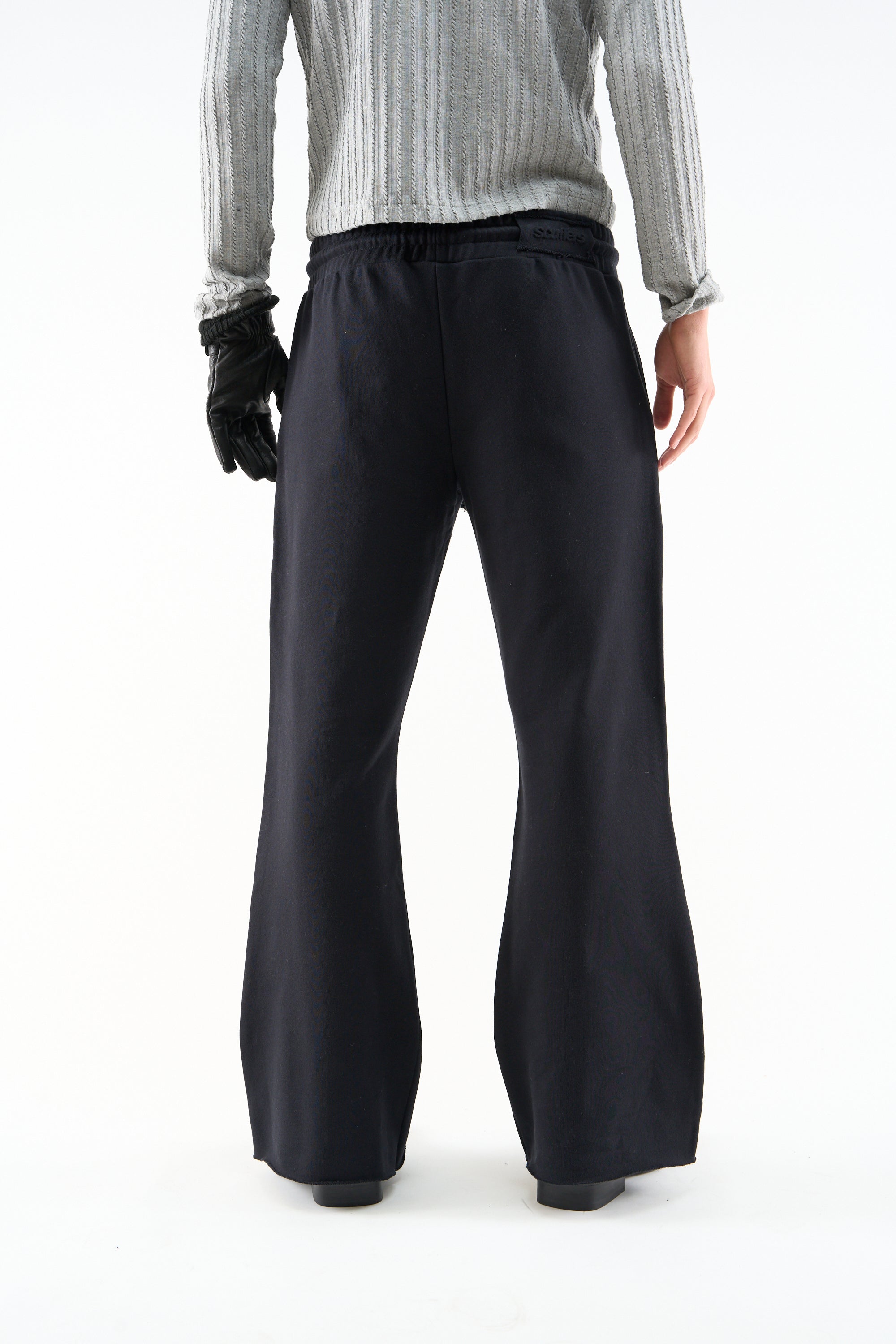 Flared Black Sweatpants