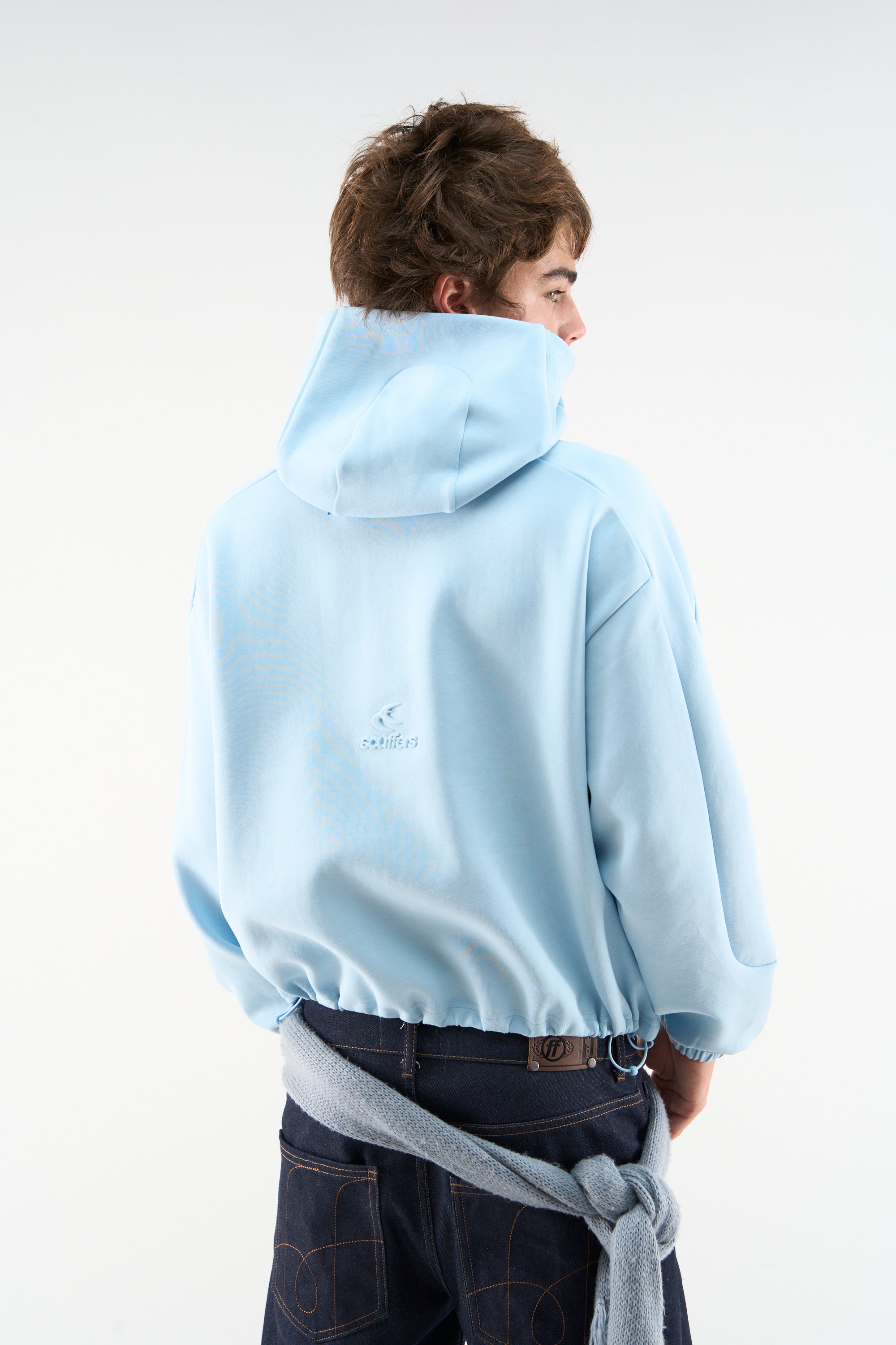 Tech Light Blue Zip
