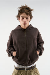 Pick Pocket Brown Zipper