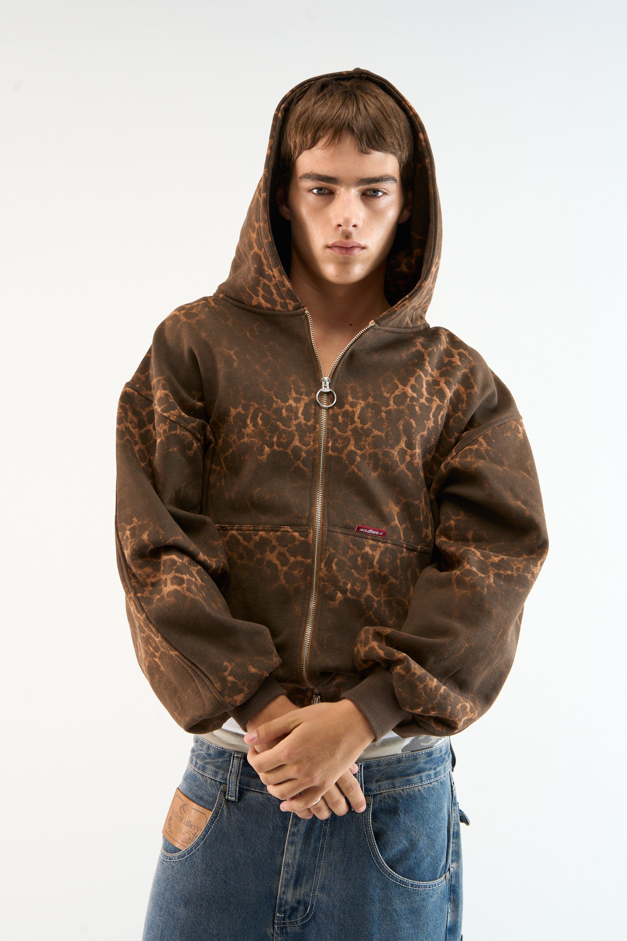 Scff Leopard Zipper
