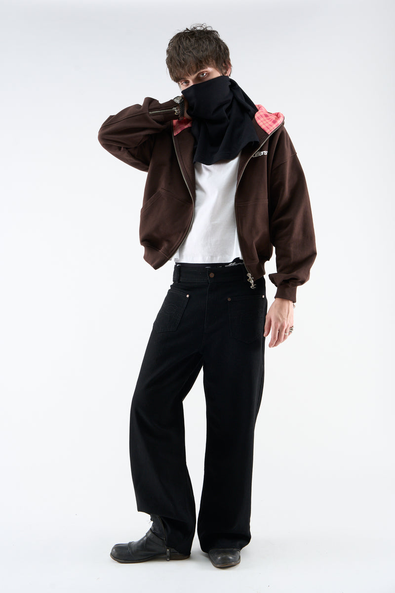 Gothic Brown Zipper