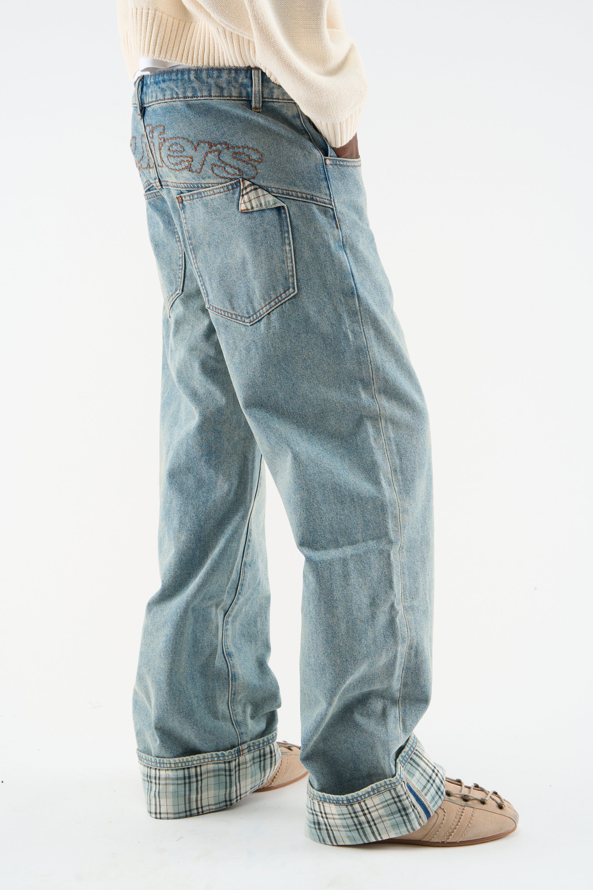 Oak Light Blue Pants