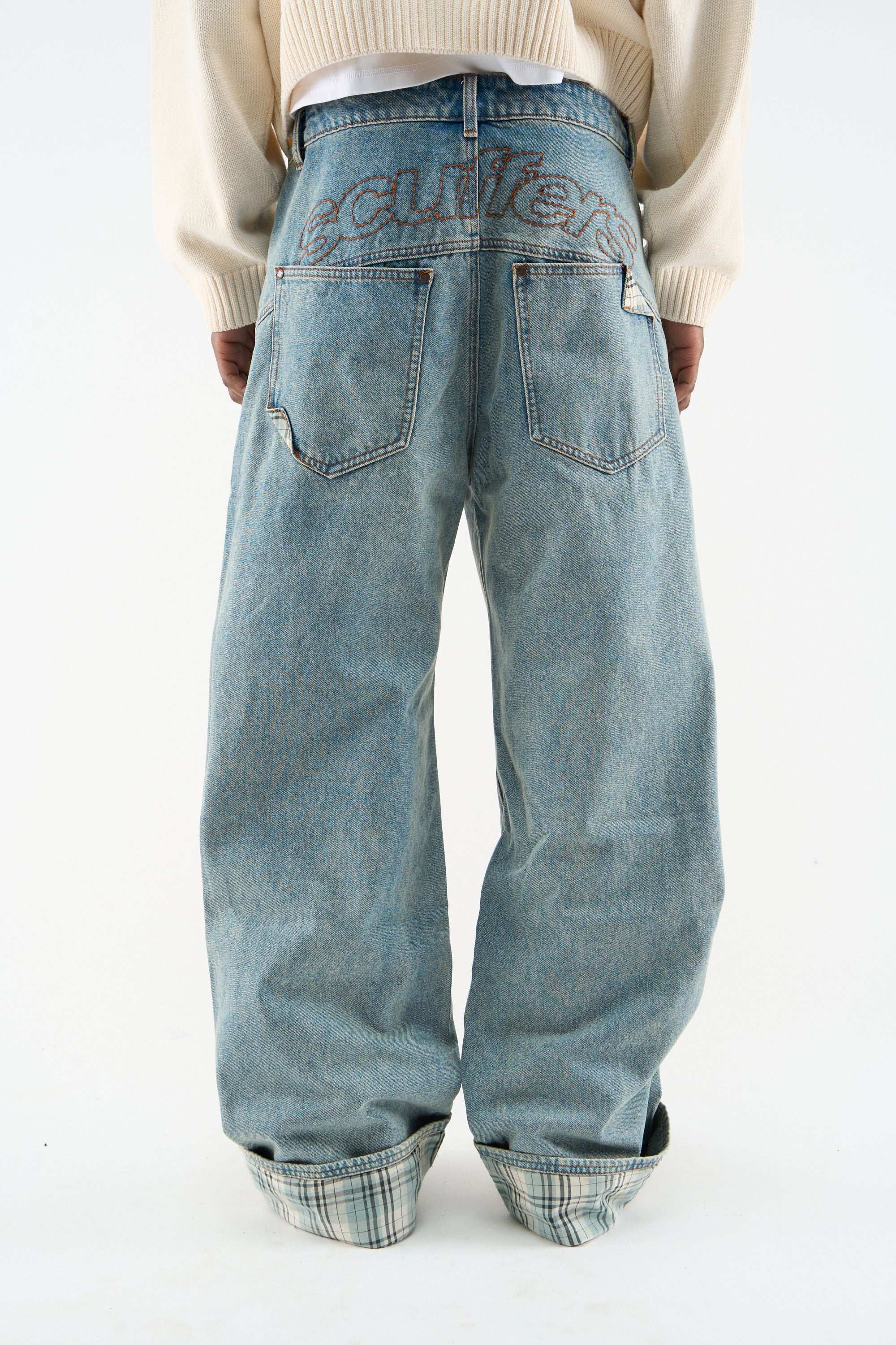Oak Light Blue Pants