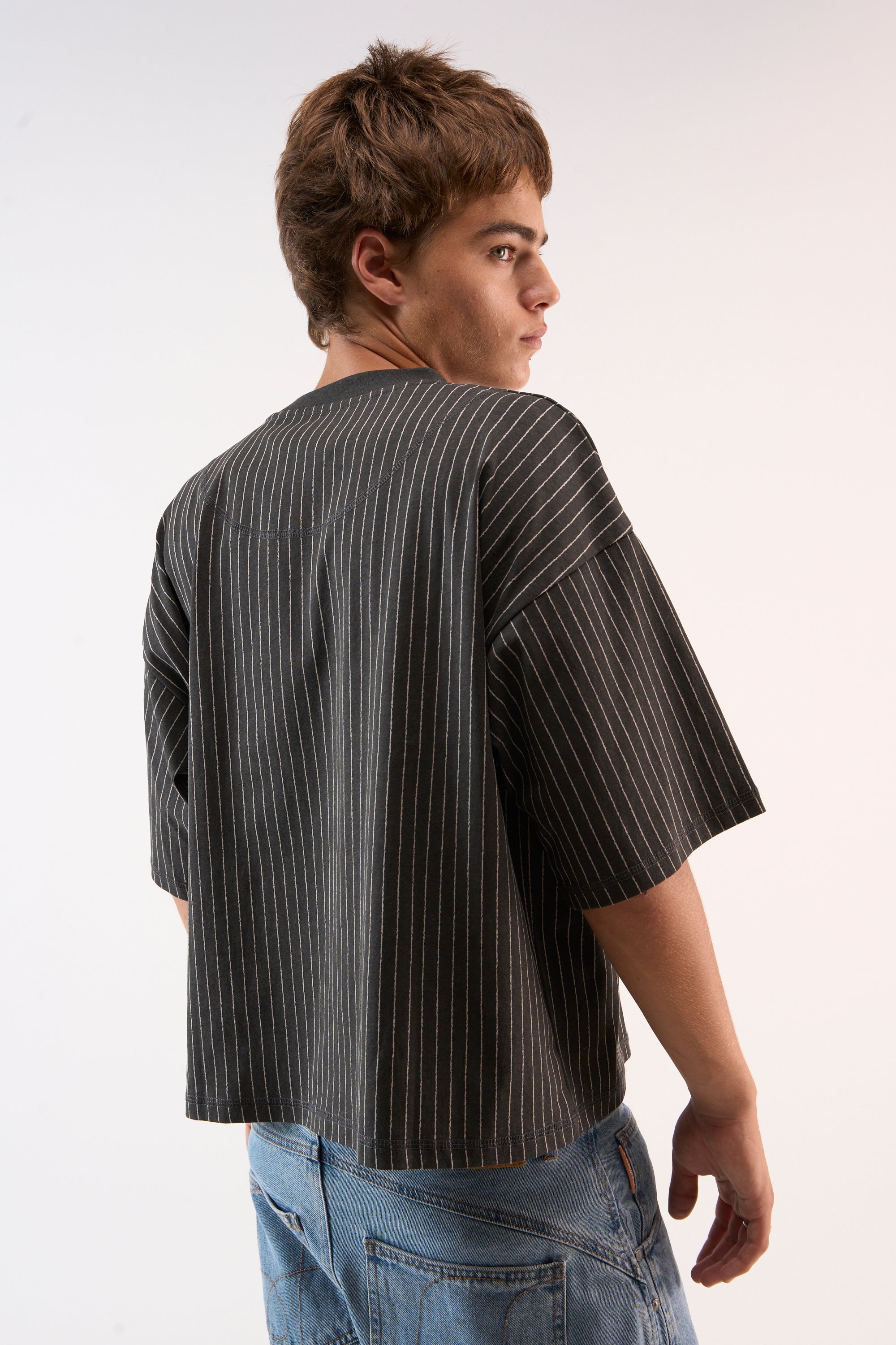 Pinstripe Dark T-Shirt