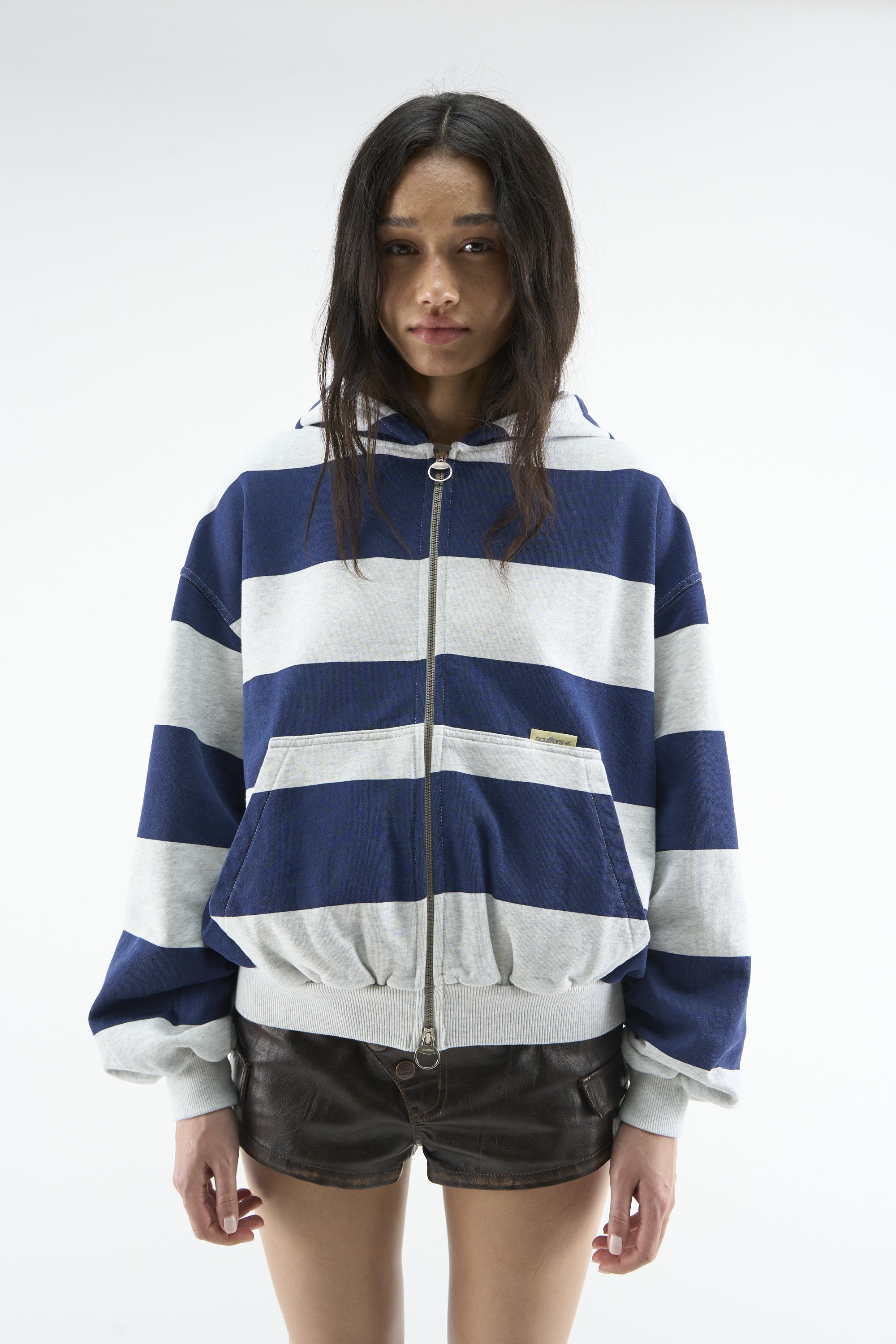 Club Navy Zipper – Scuffers