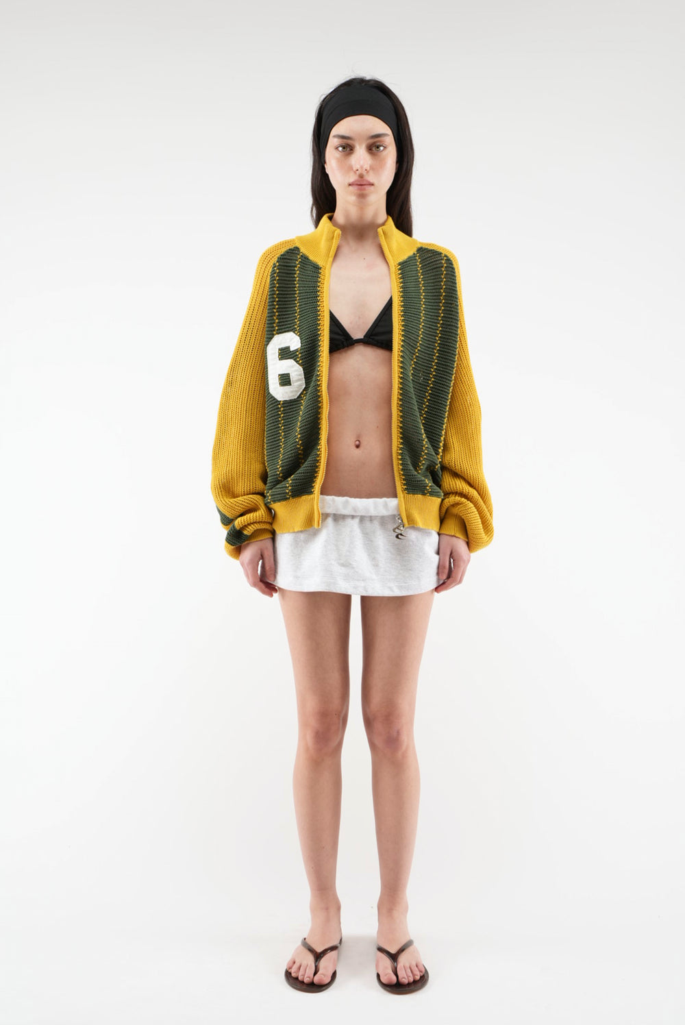 Beacon Yellow Knit Zipper