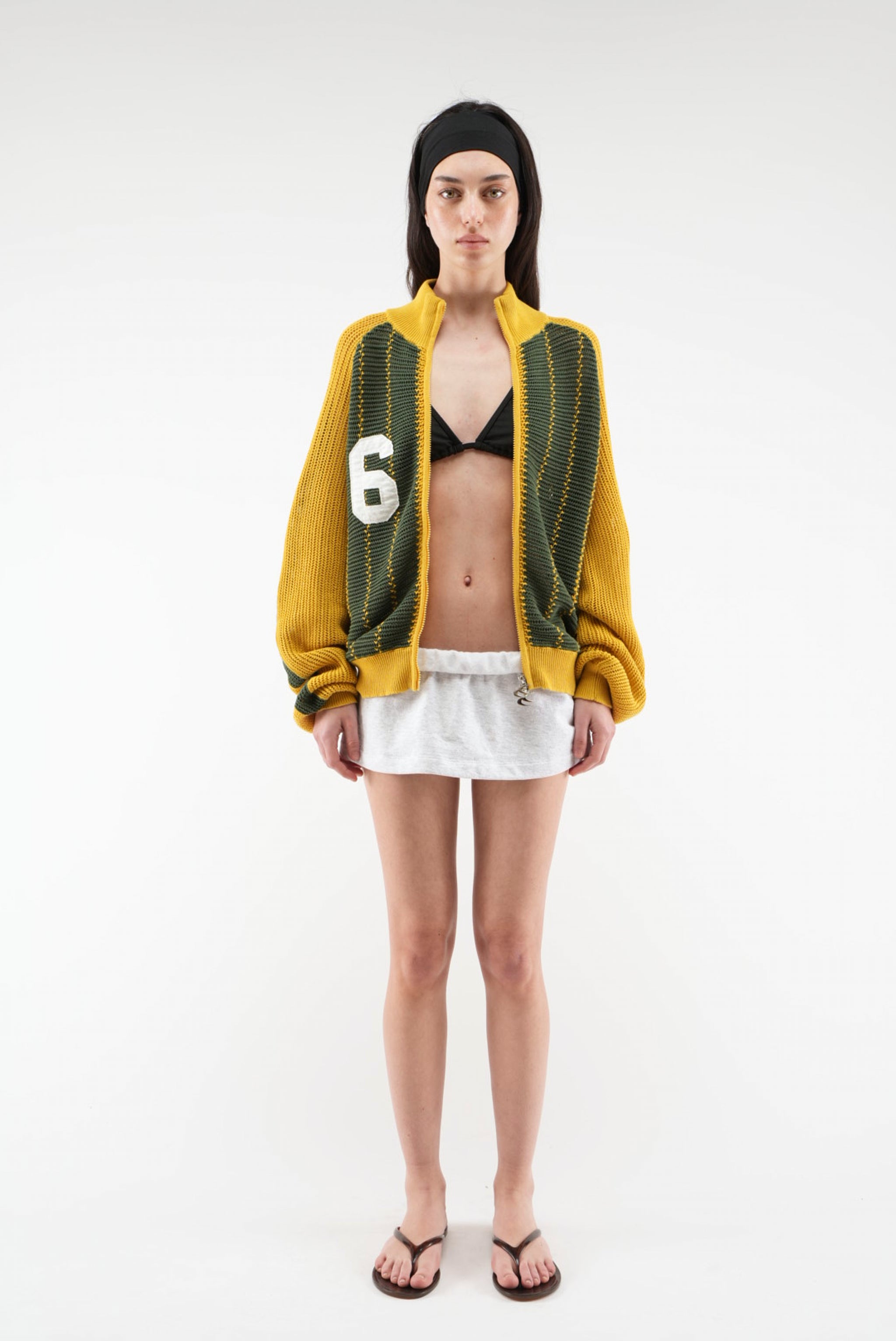 Beacon Yellow Knit Zipper