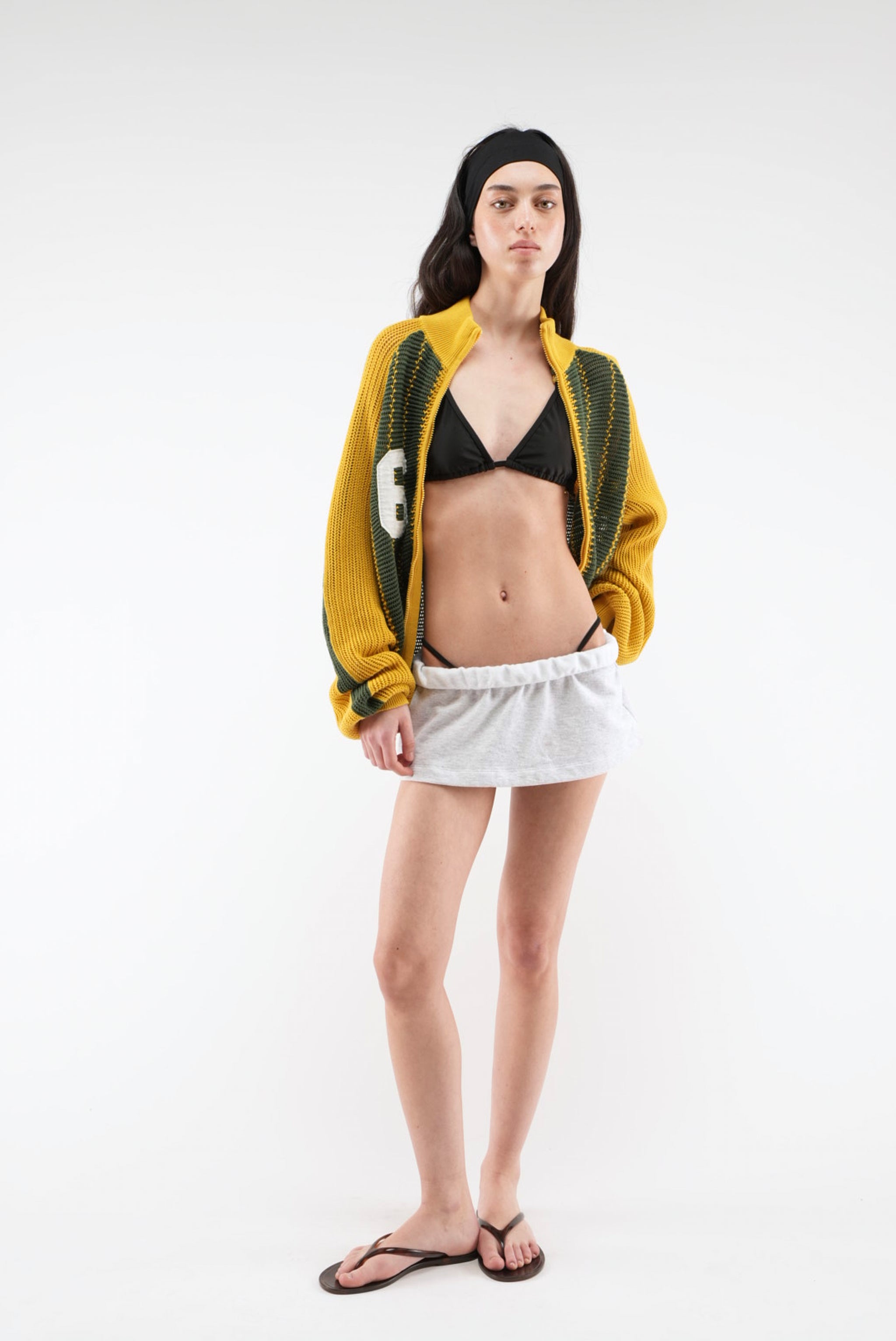 Beacon Yellow Knit Zipper