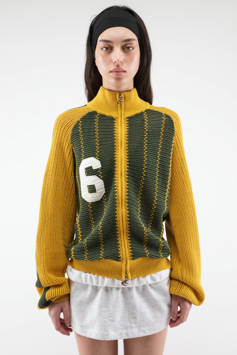 Beacon Yellow Knit Zipper