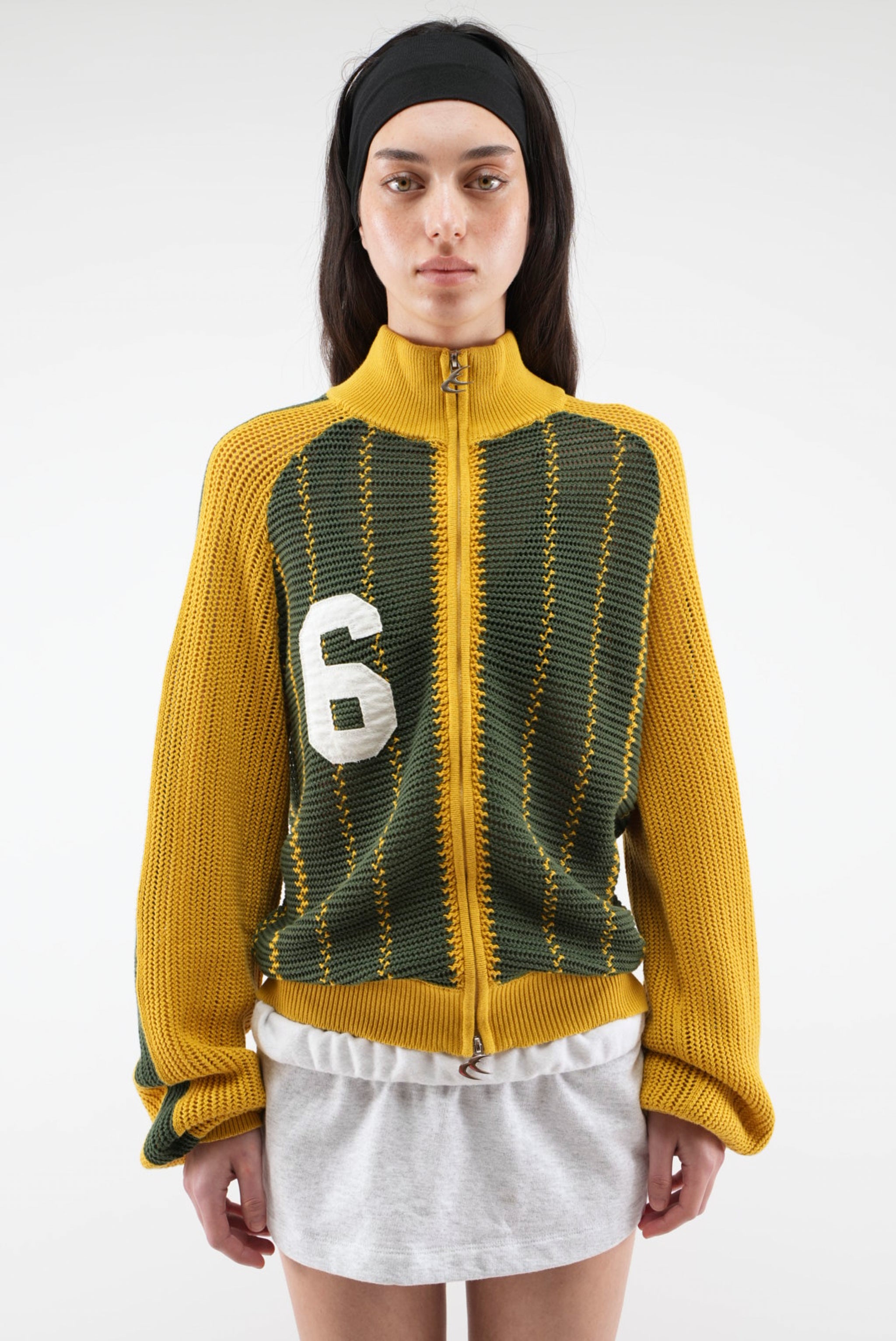 Beacon Yellow Knit Zipper