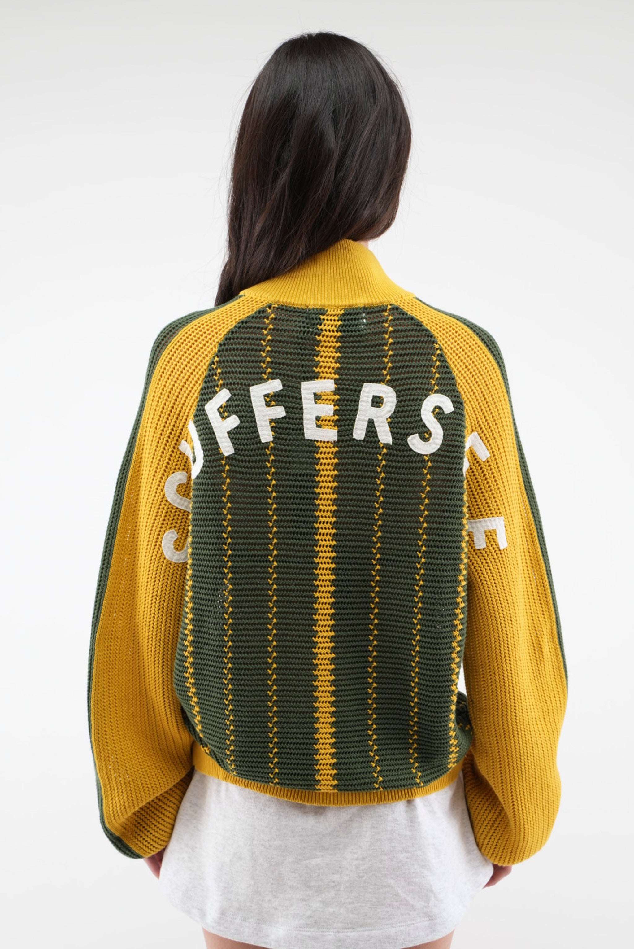 Beacon Yellow Knit Zipper