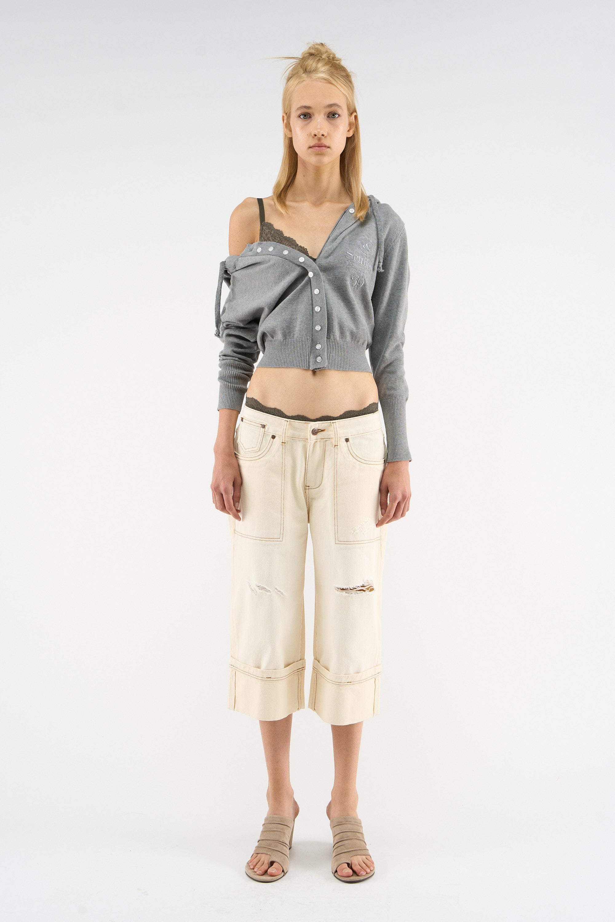 Capri Ecru Pants