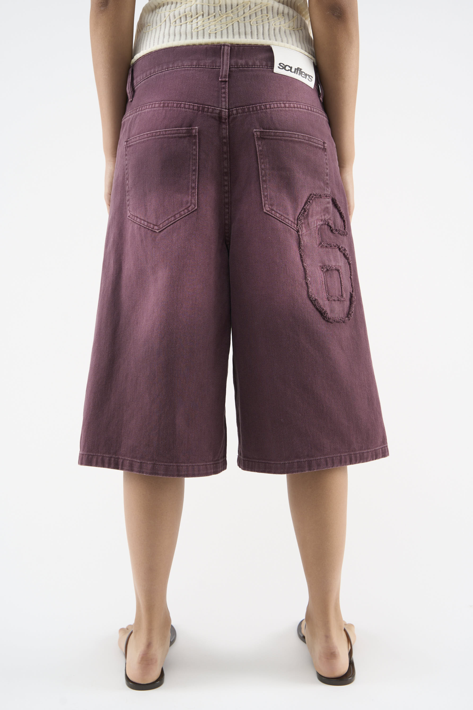 OPS Burgundy Jorts