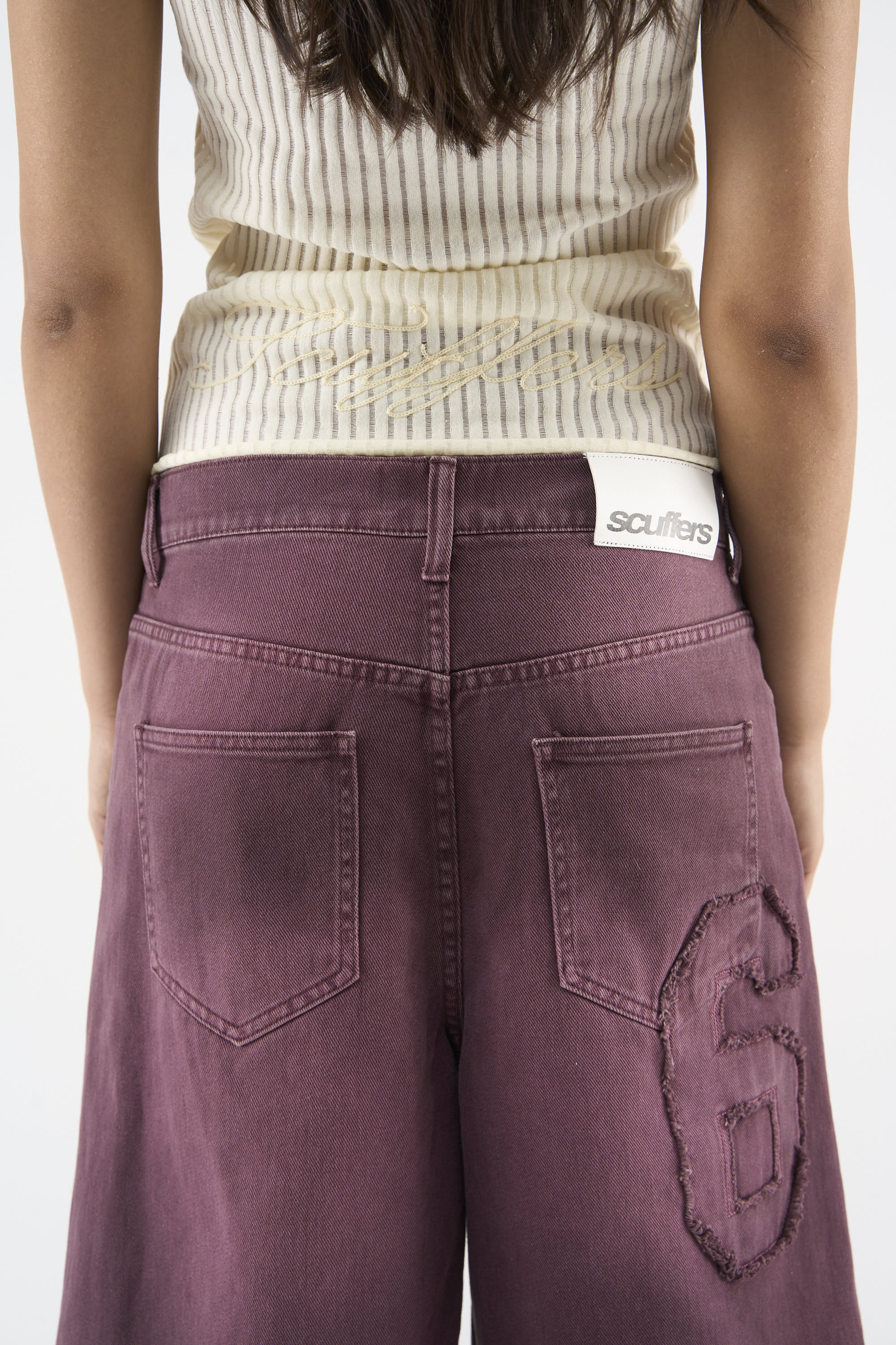 OPS Burgundy Jorts