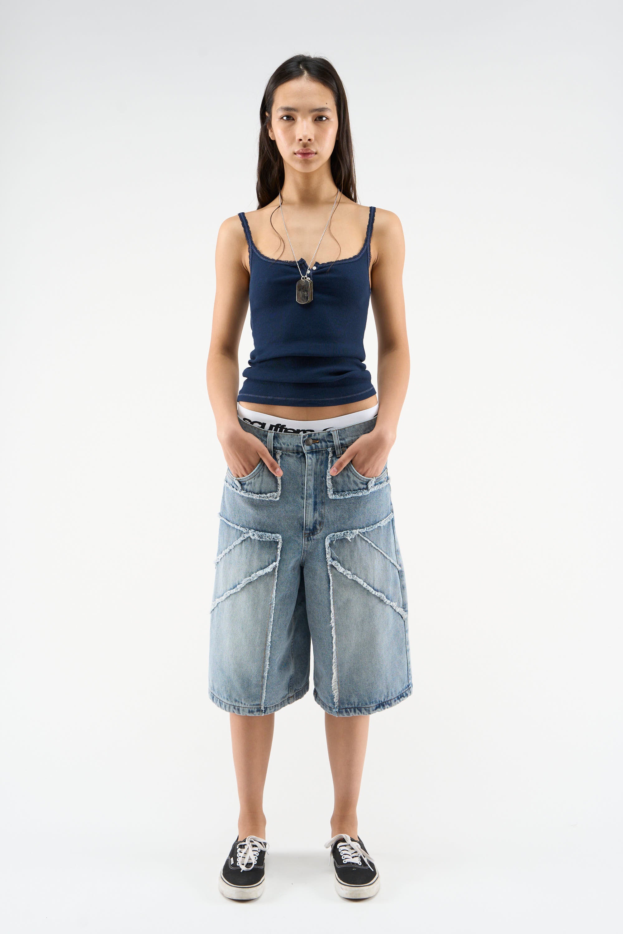 OPS Blue Jorts