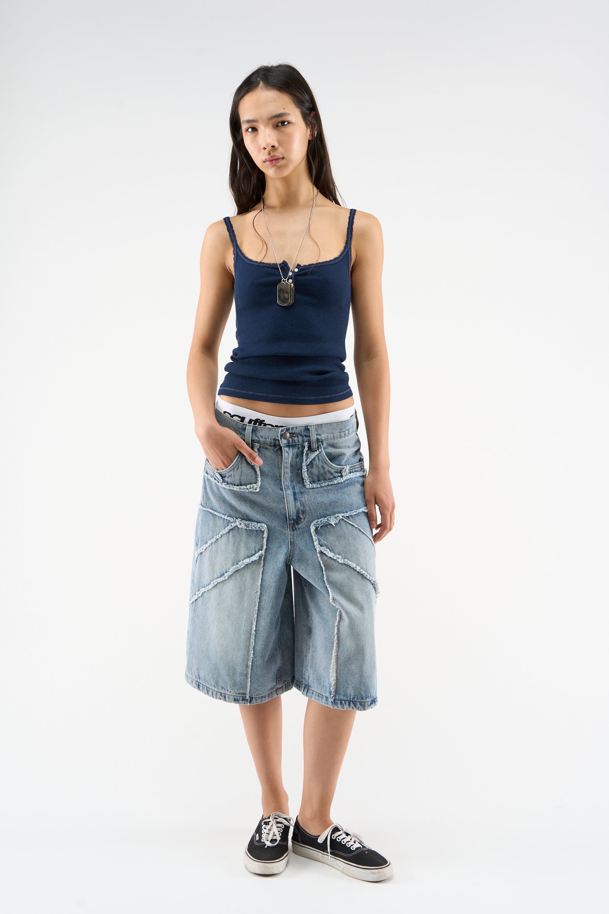 OPS Blue Jorts
