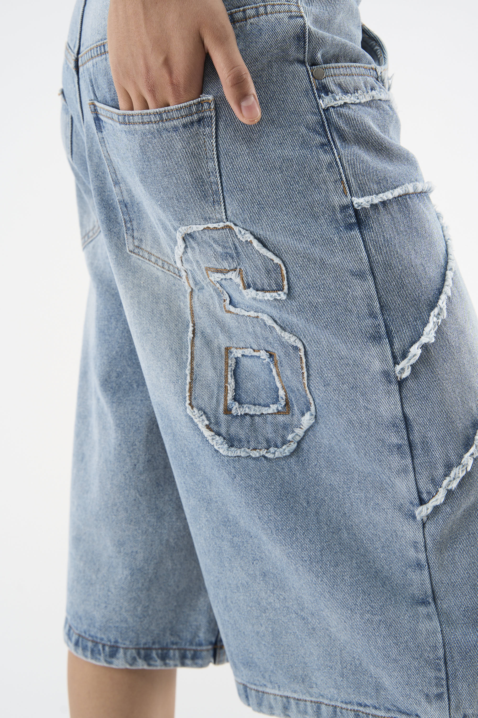 OPS Blue Jorts