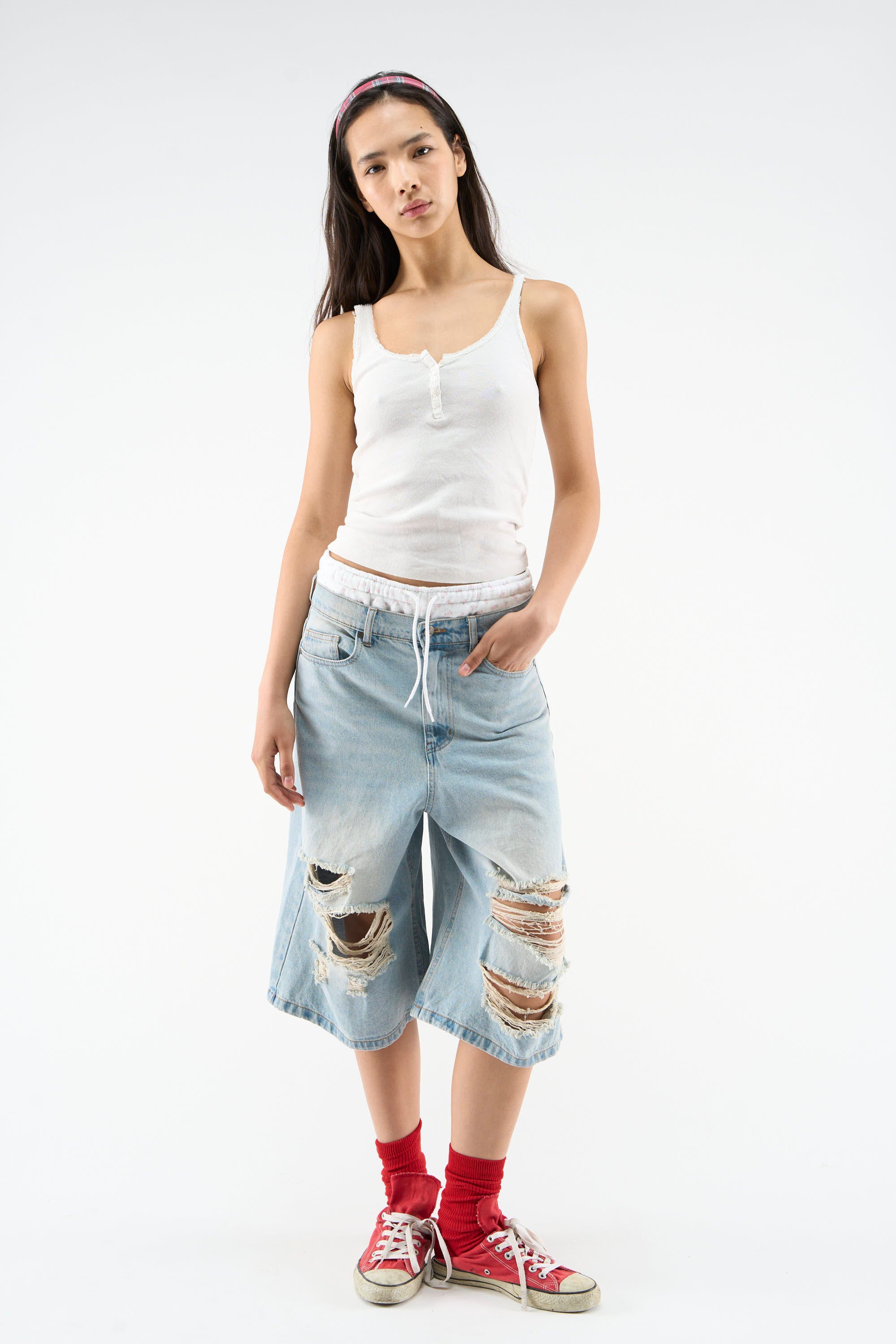SS26 Jumbo Light Blue Jorts