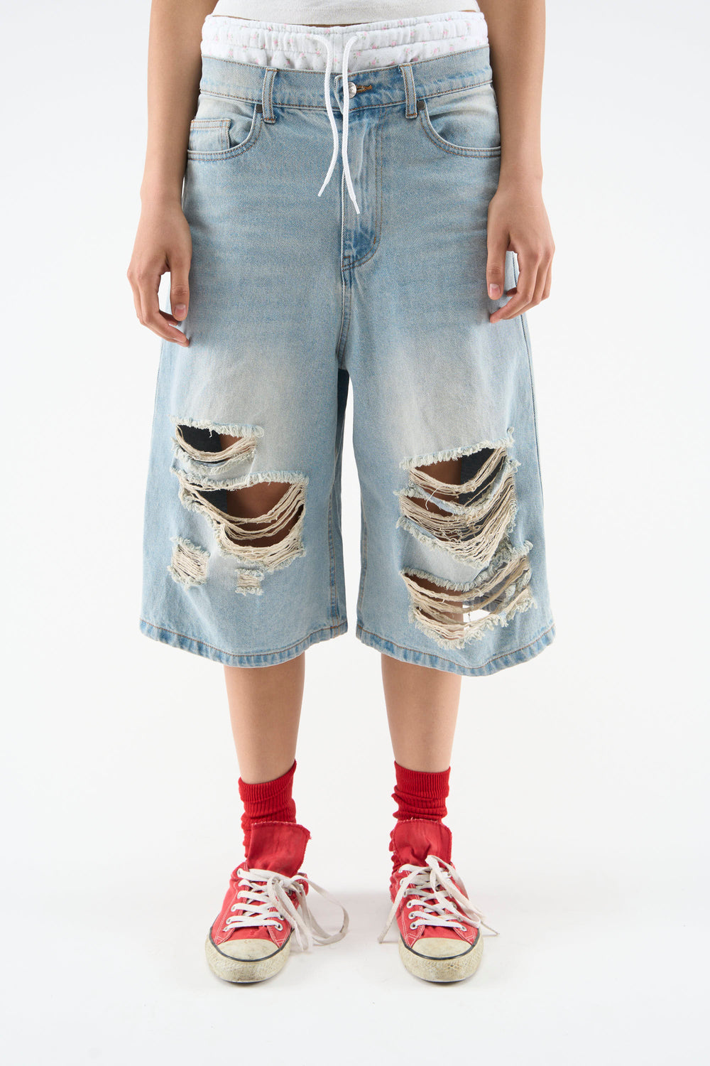 SS26 Jumbo Light Blue Jorts