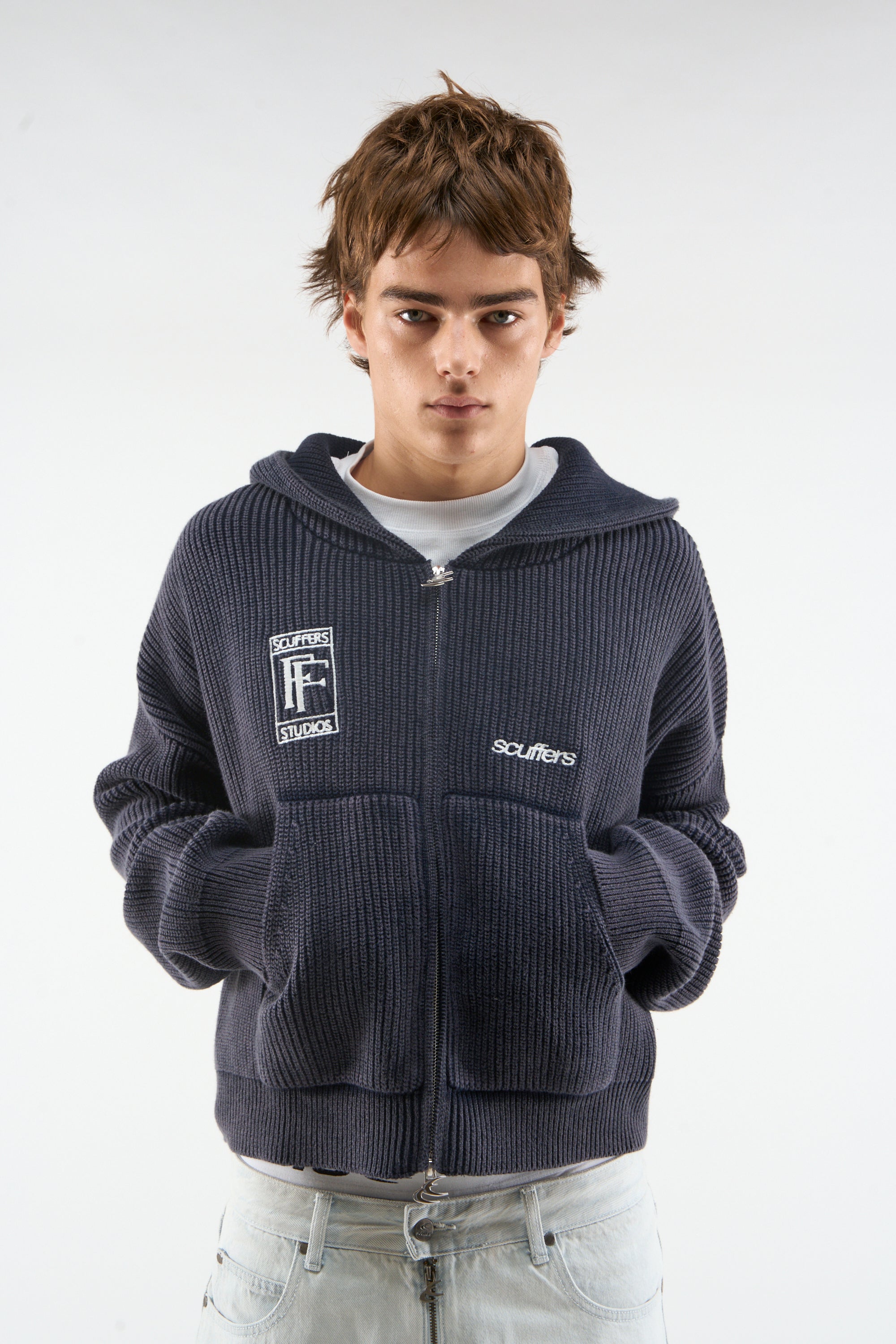 Signal Dark Knit Zipper