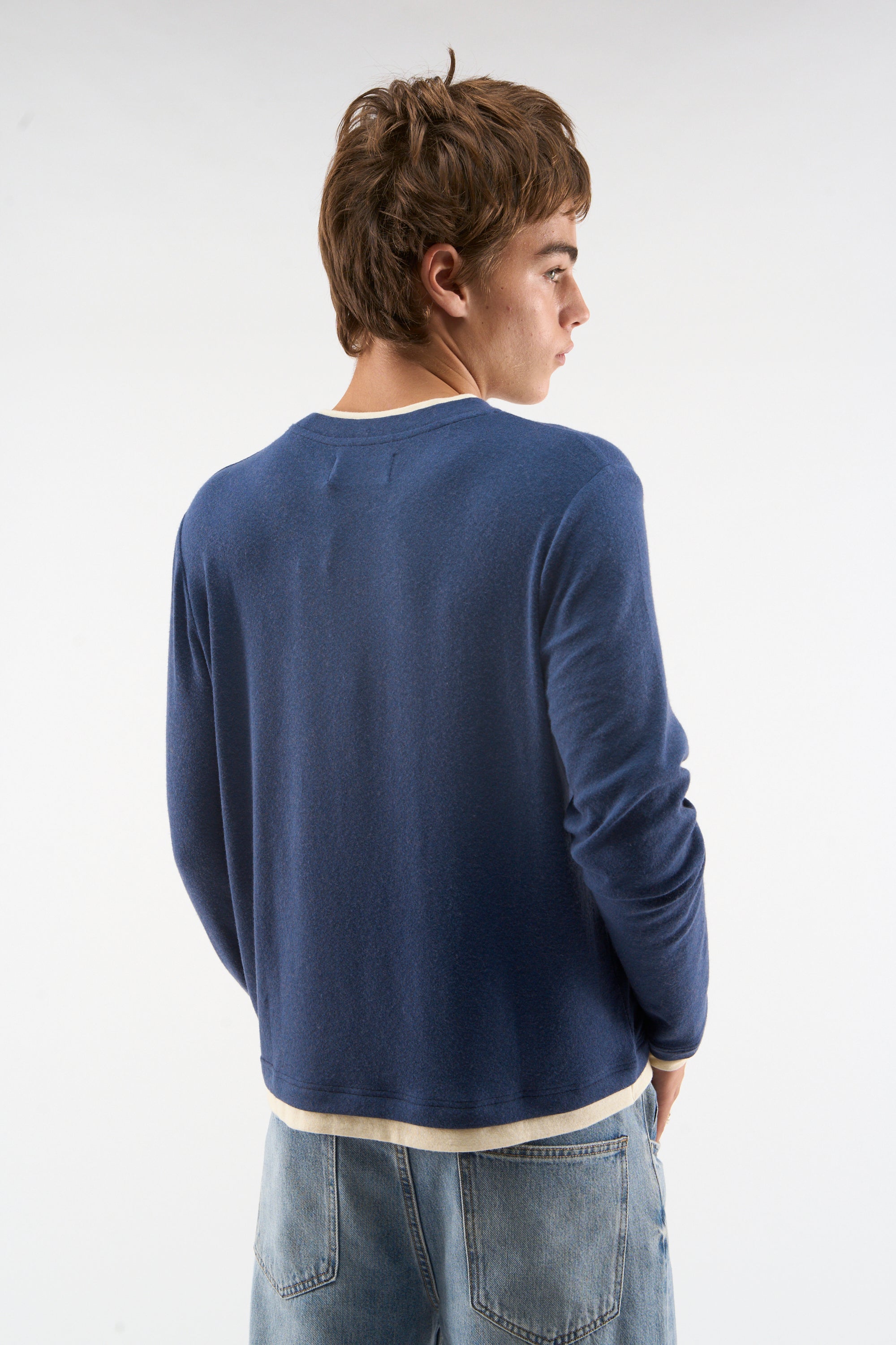 Double Navy Blue Longsleeve