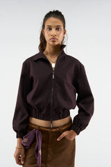 Nautica Burgundy Pinstripe Jacket