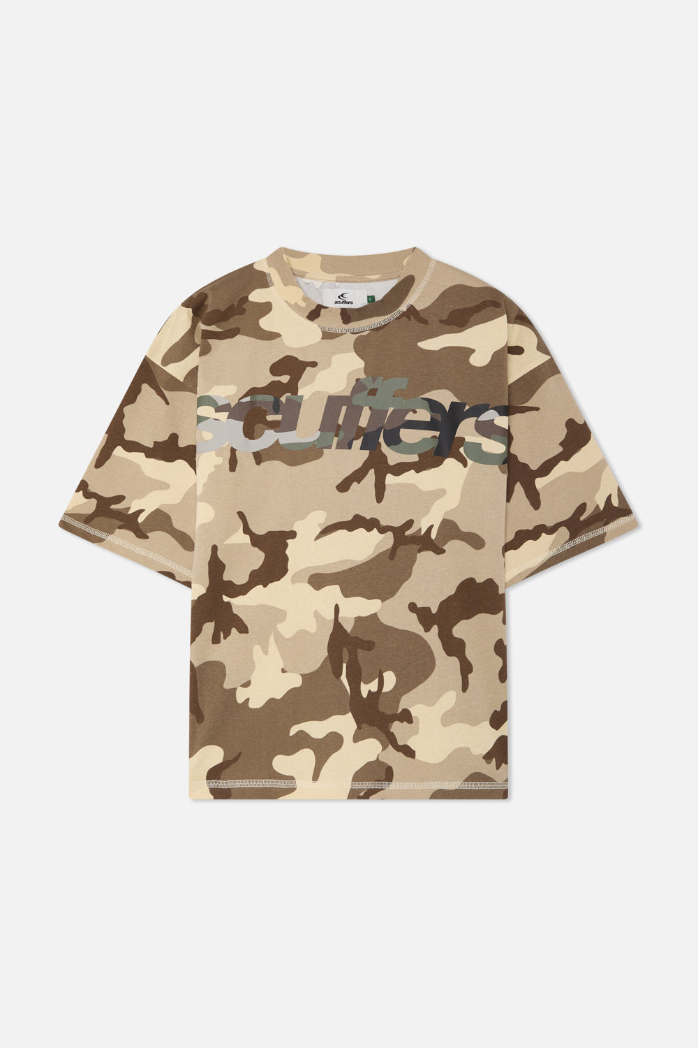 Double Camo Brown T-Shirt – Scuffers