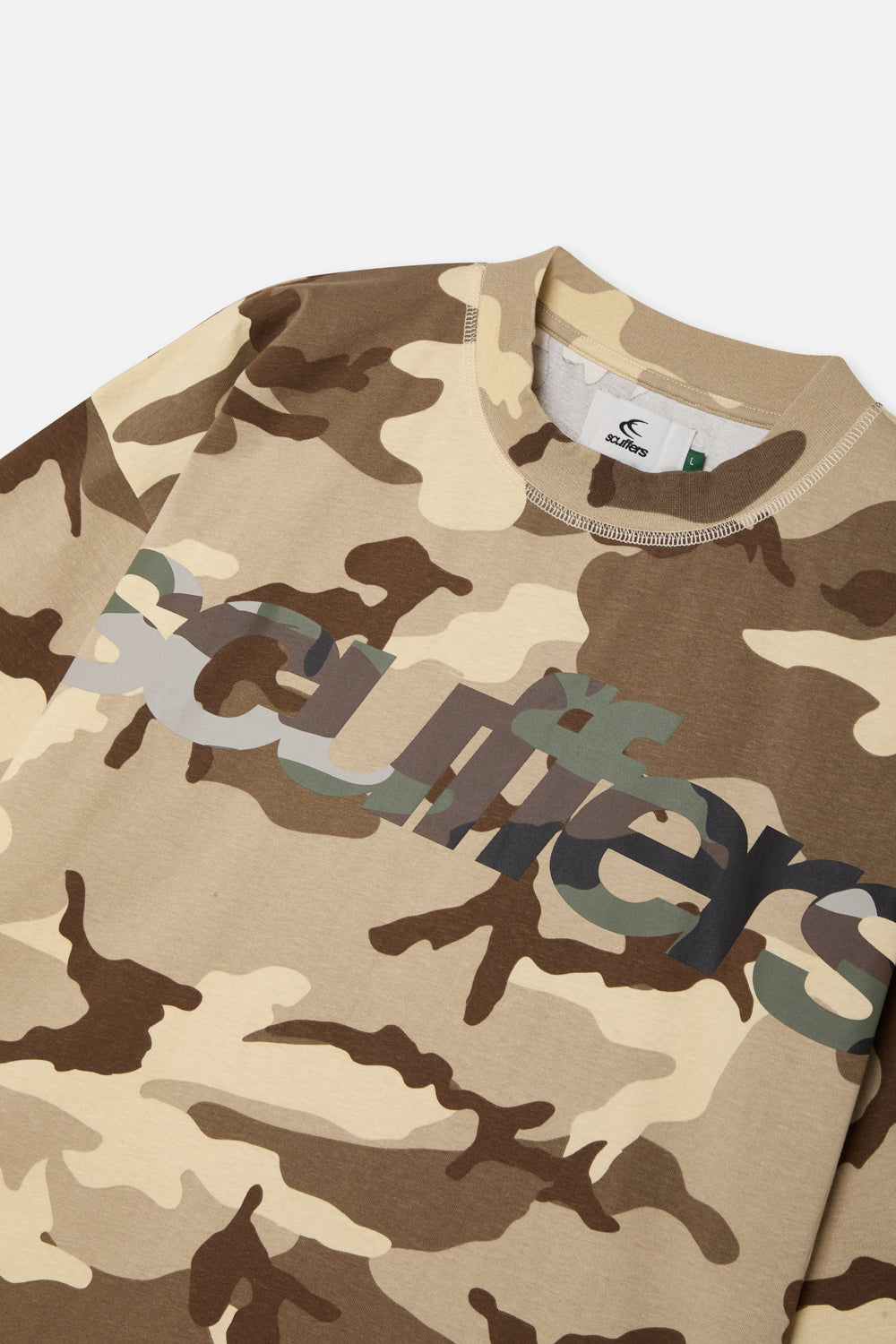 Double Camo Brown T-Shirt – Scuffers